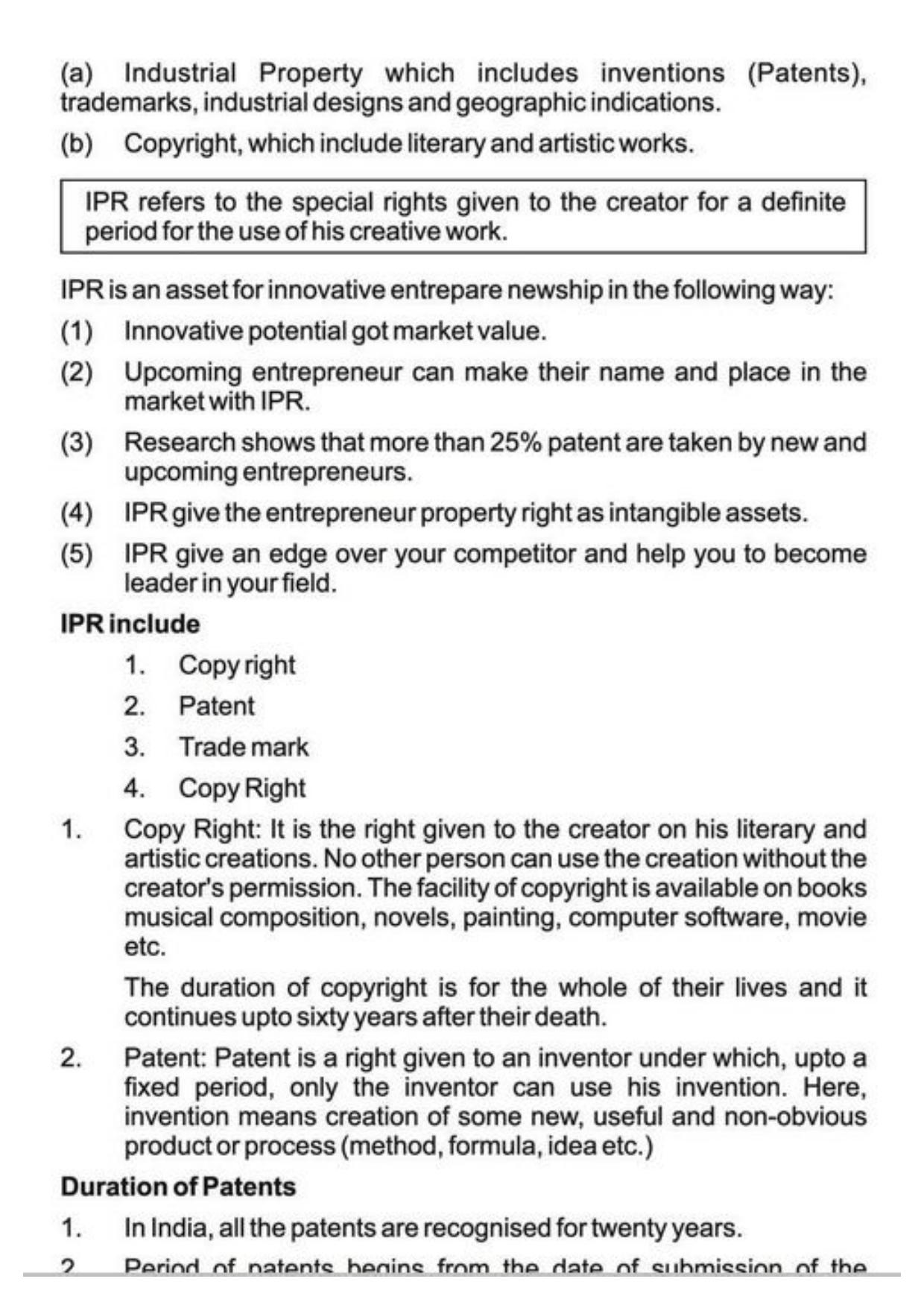 Class 11 Notes, Question & Practice Paper - Business Studies (Topic 8 : Small Business and Enterprises) - Page 5