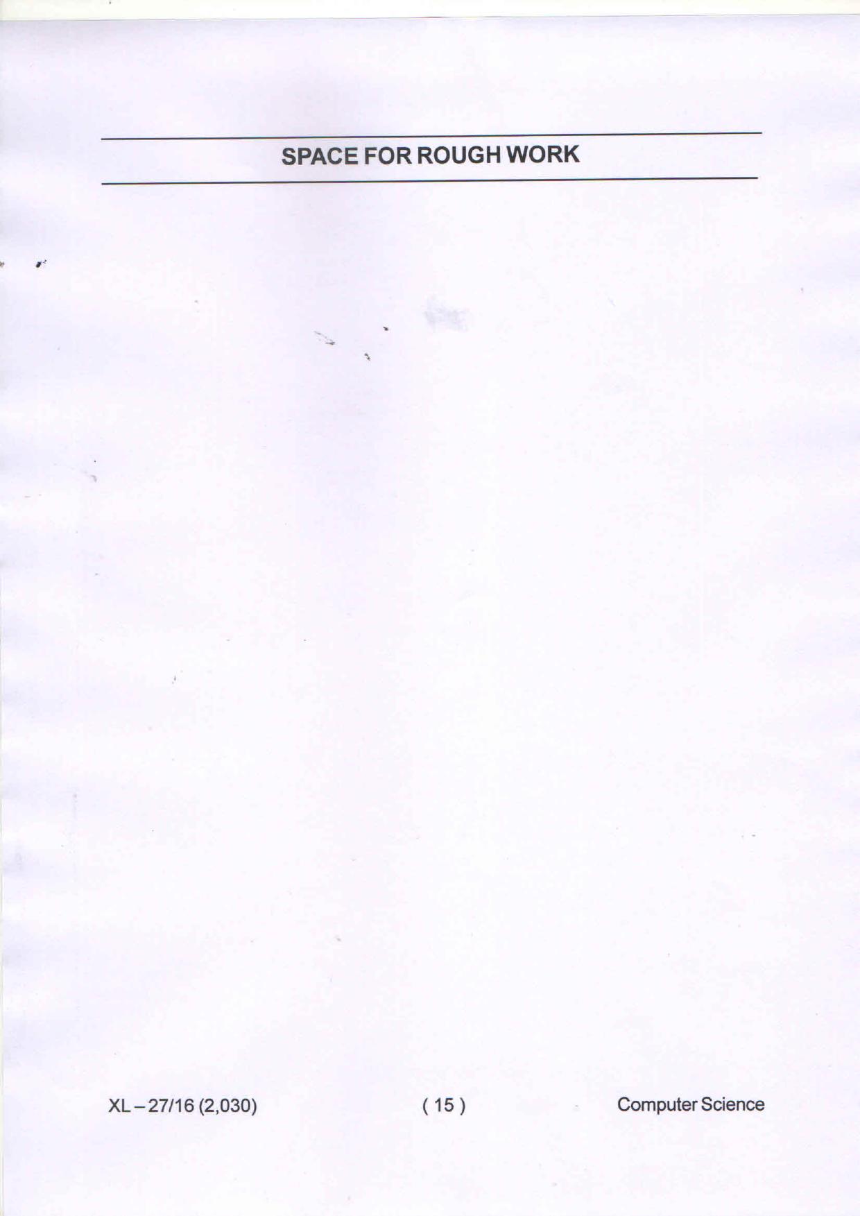 Odisha CPET COMPUTER-SCIENCE 2020 Question Paper - Page 16