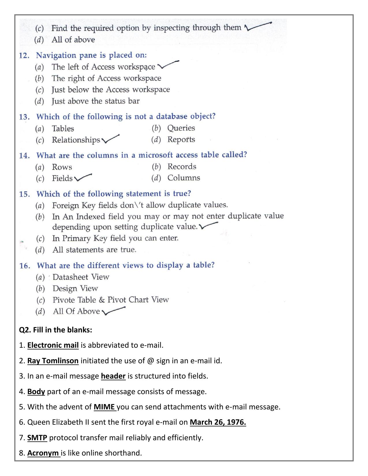 CBSE Worksheets for Class 10 Computer Science Assignment 2 - Page 11