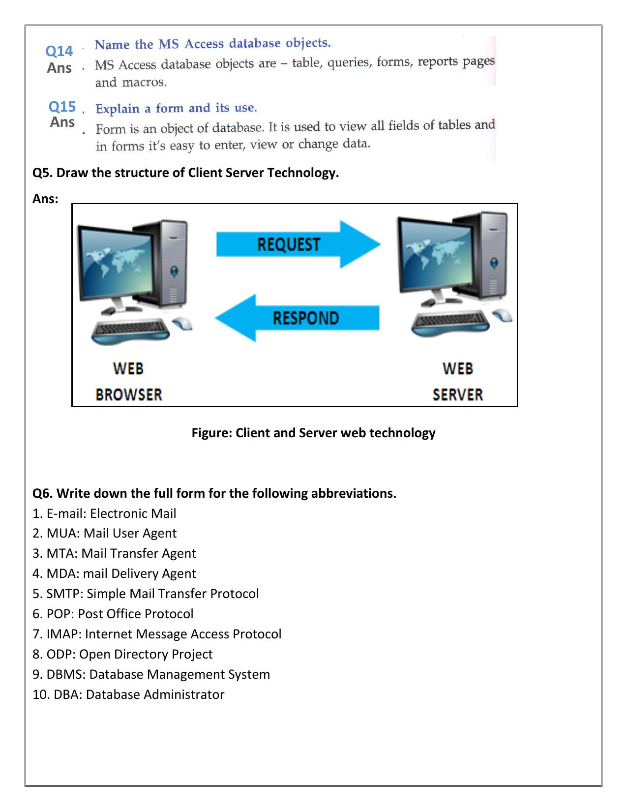 CBSE Worksheets for Class 10 Computer Science Assignment 2 - Page 15