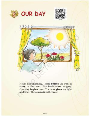 NCERT Book for Class 2 English (Raindrops):Chapter 2-Our Day