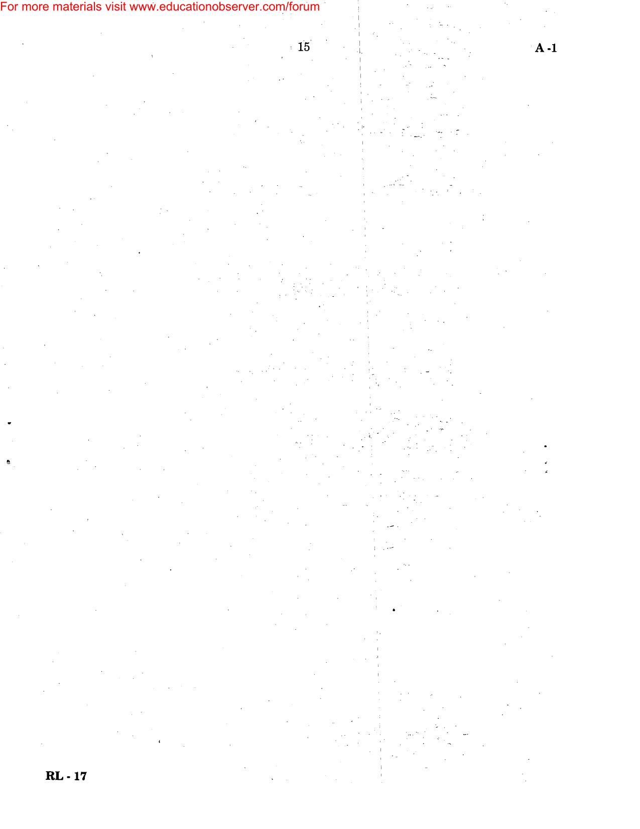 KEAM Paper II 2004 Question Paper - Page 15
