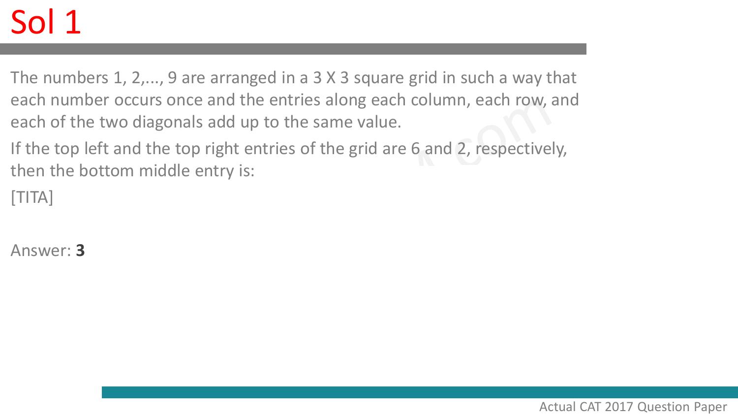 CAT 2017 CAT QA Slot 2 Answer Key - Page 2