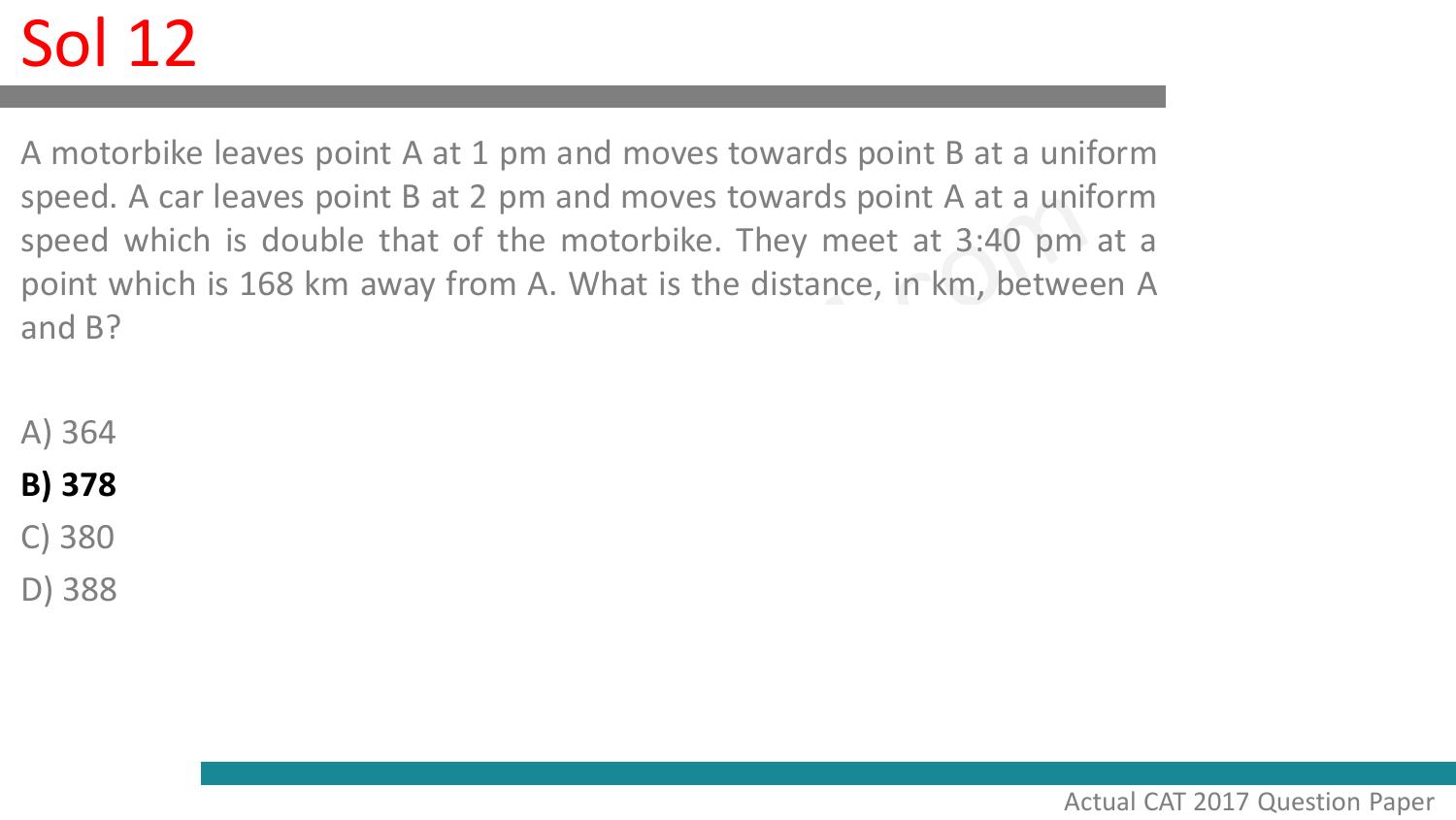 CAT 2017 CAT QA Slot 2 Answer Key - Page 13