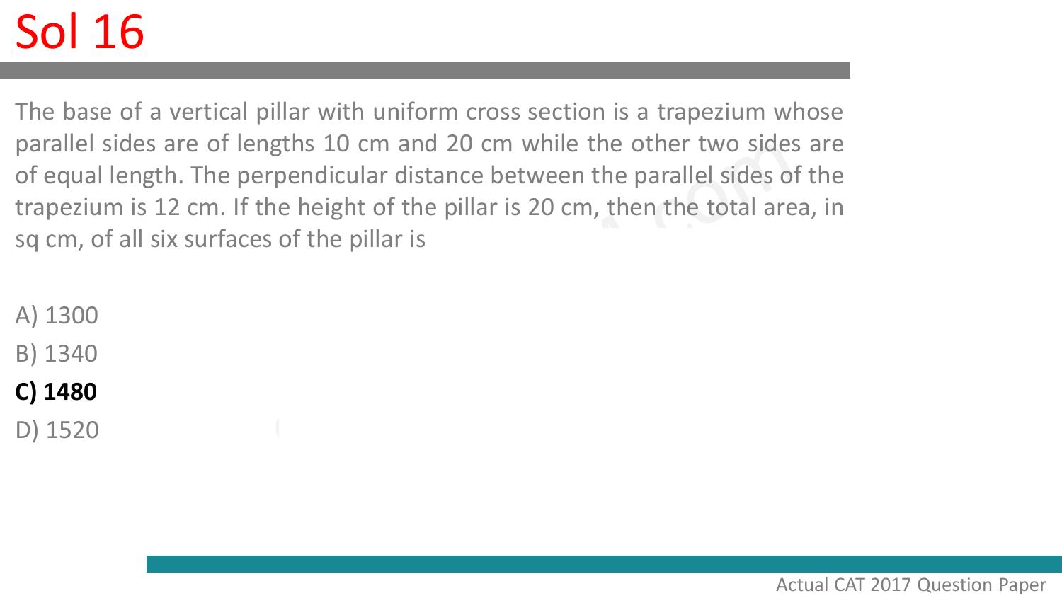 CAT 2017 CAT QA Slot 2 Answer Key - Page 17
