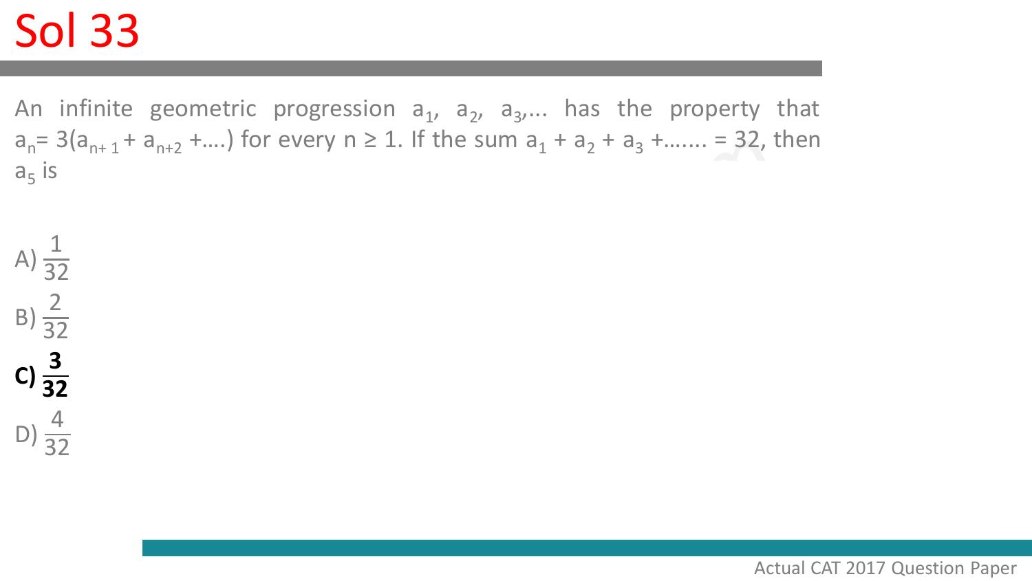CAT 2017 CAT QA Slot 2 Answer Key - Page 34