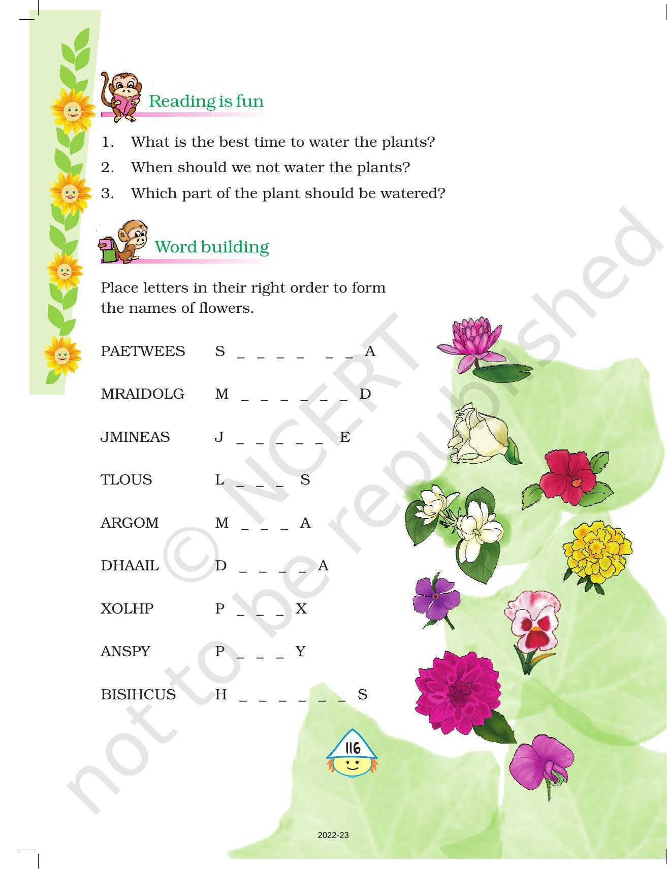 NCERT Book for Class 4 English (Poem): Chapter 13-A Watering Rhyme - Page 4