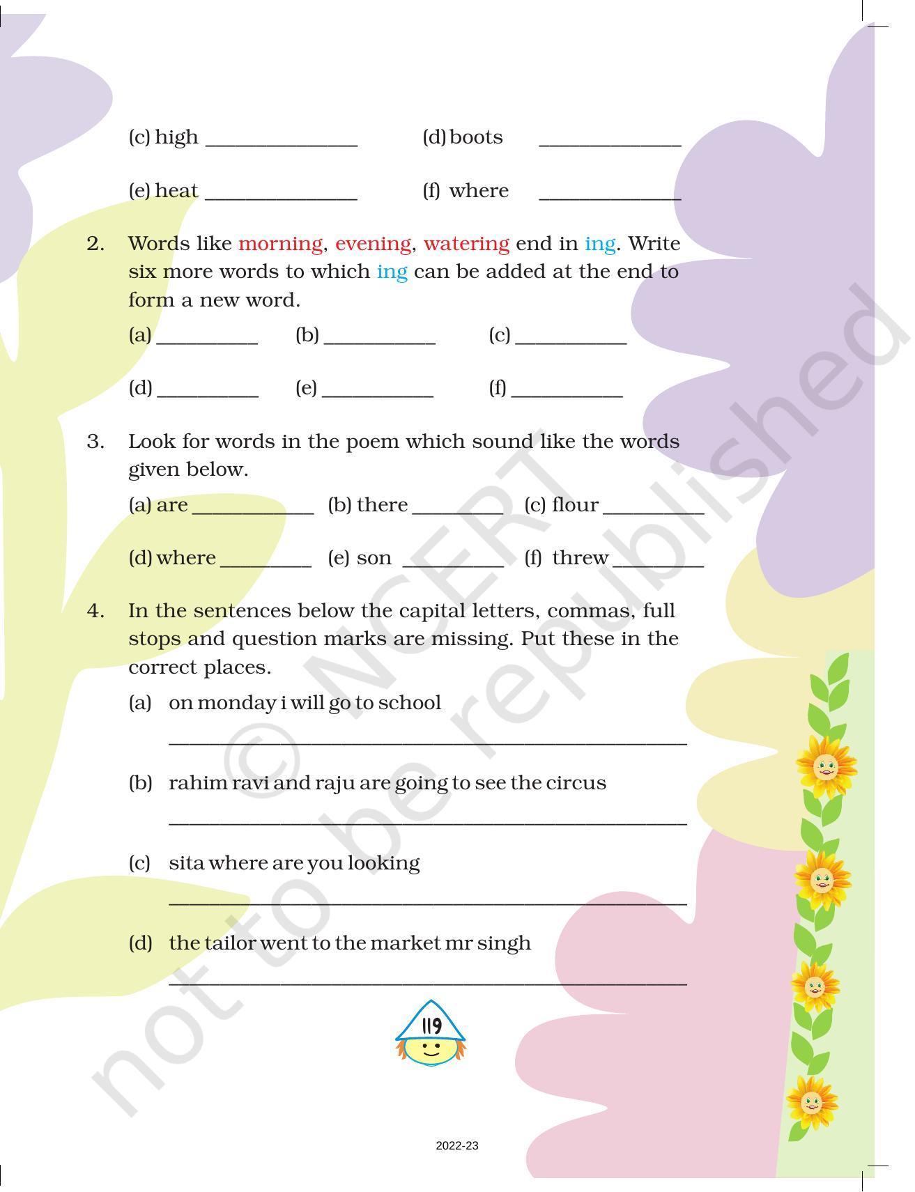 NCERT Book for Class 4 English (Poem): Chapter 13-A Watering Rhyme - Page 7