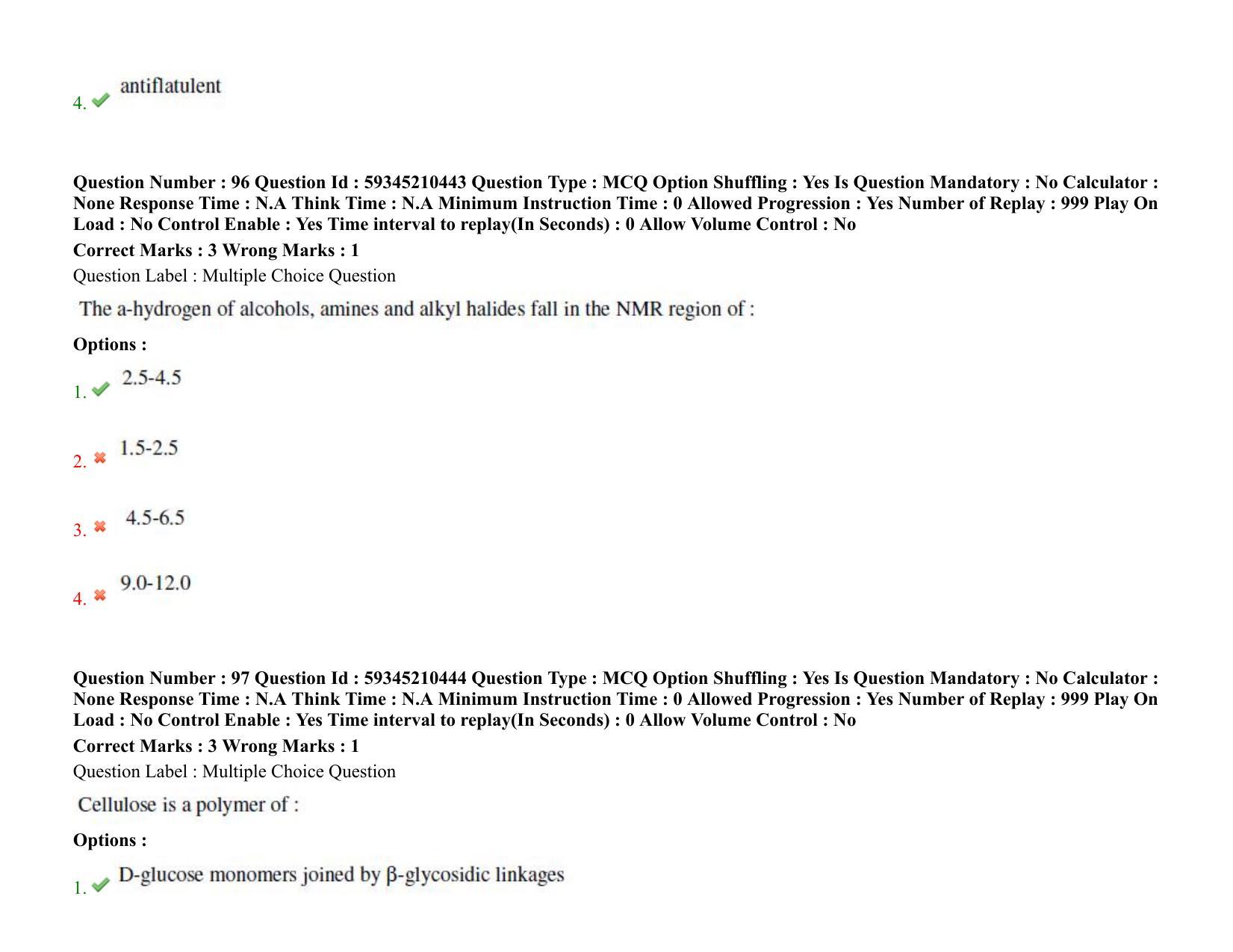 BHU RET Medicinal Chemistry 2021 Question Pape - Page 69