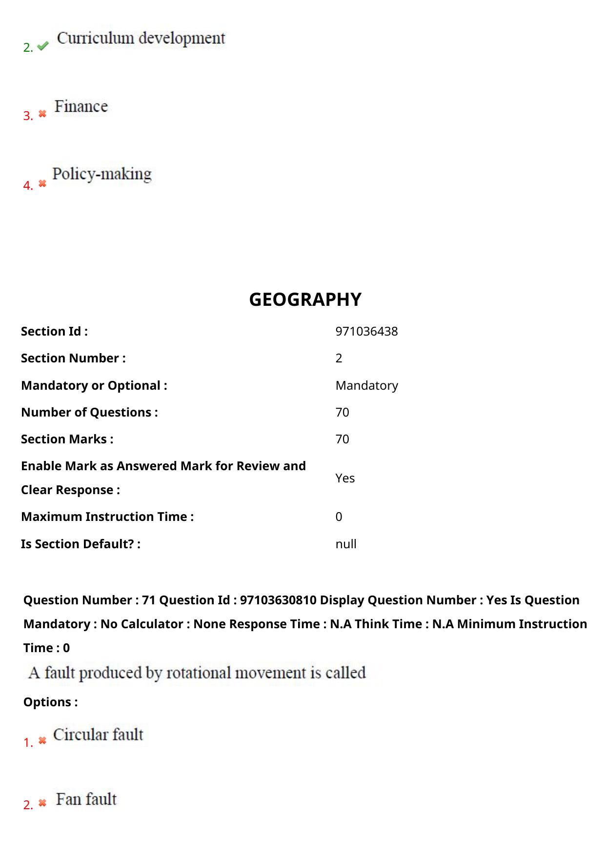 AP RCET 2024 Geography Question Paper - Page 44