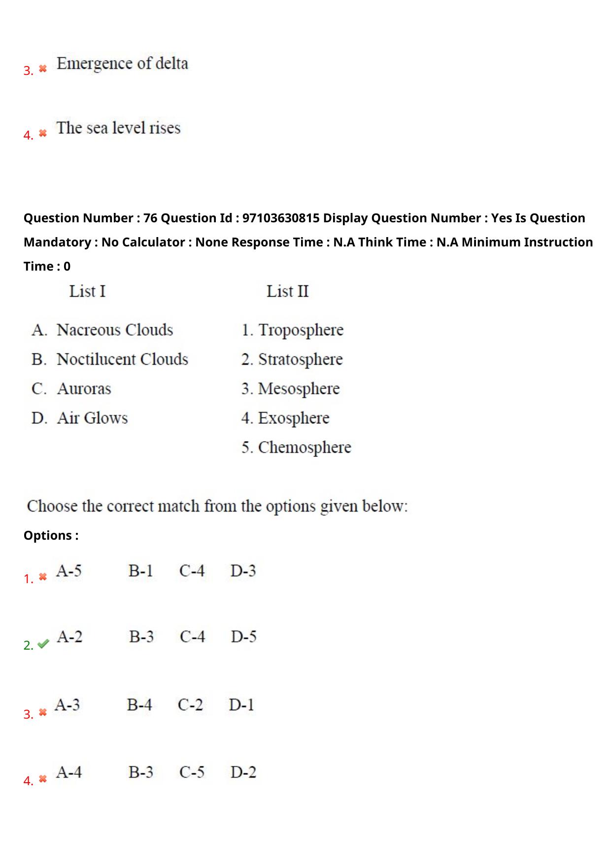 AP RCET 2024 Geography Question Paper - Page 47