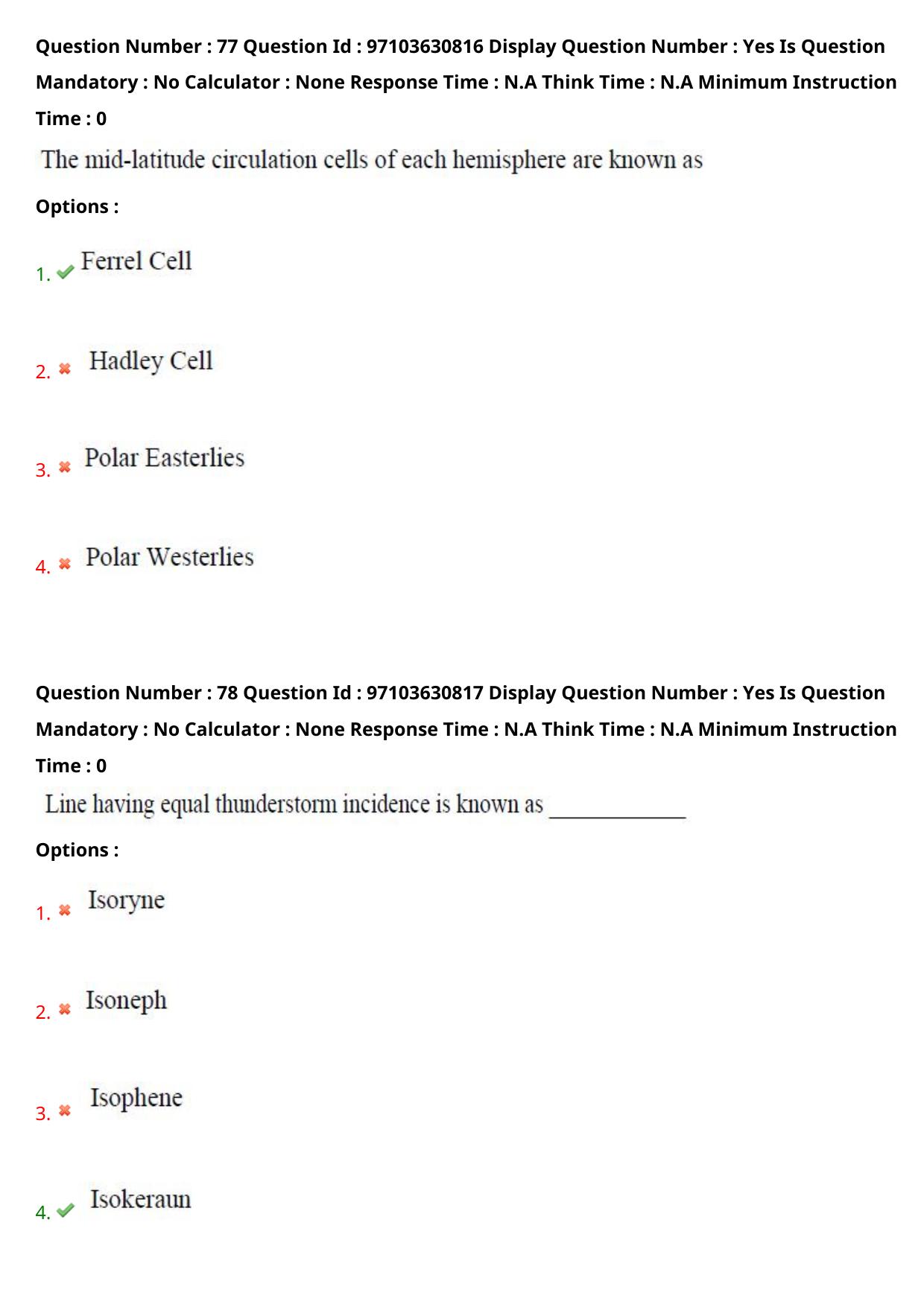 AP RCET 2024 Geography Question Paper - Page 48