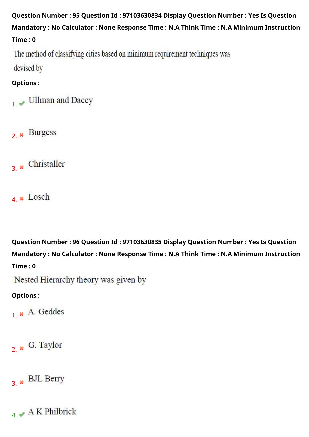 AP RCET 2024 Geography Question Paper - Page 58