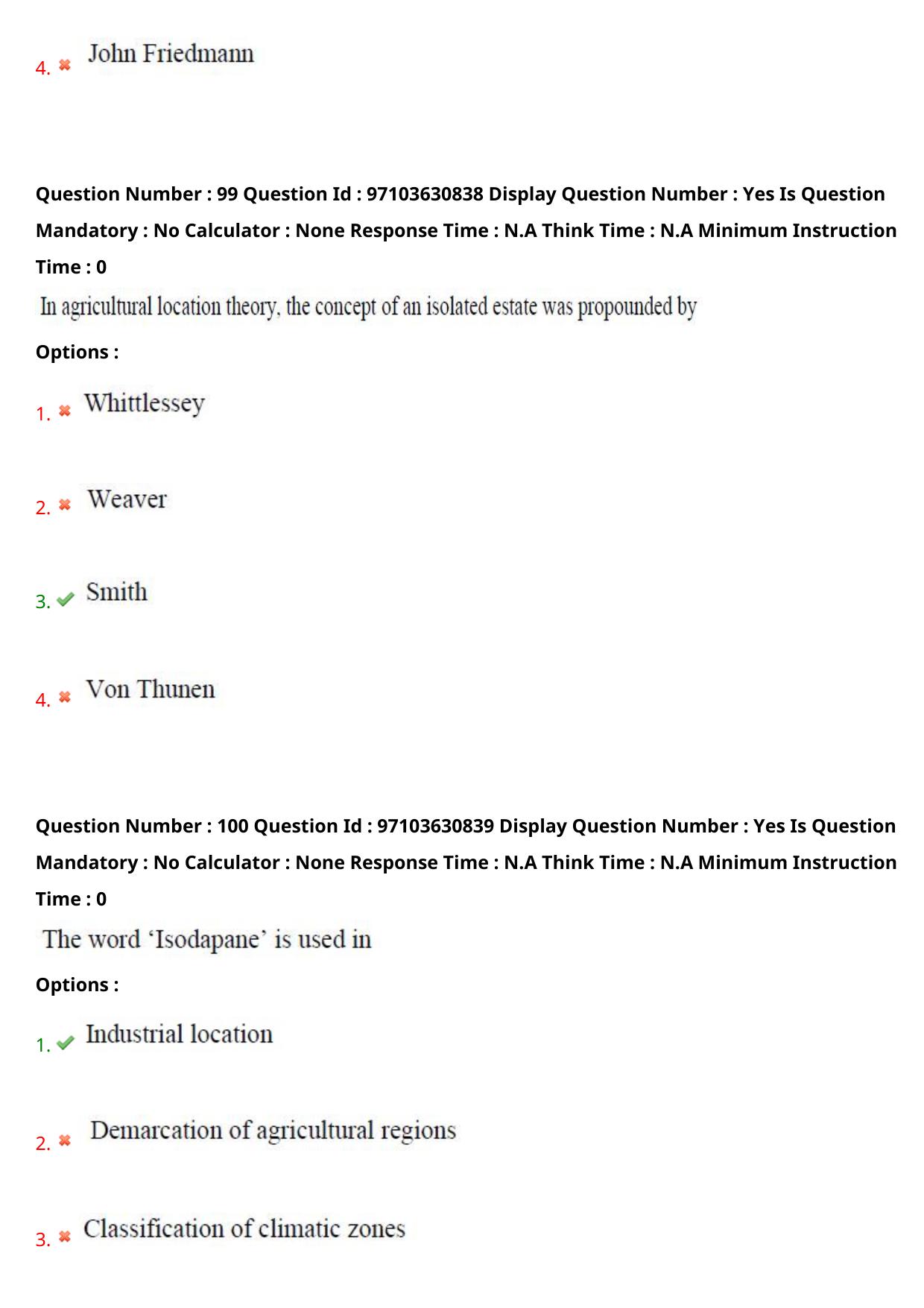 AP RCET 2024 Geography Question Paper - Page 60