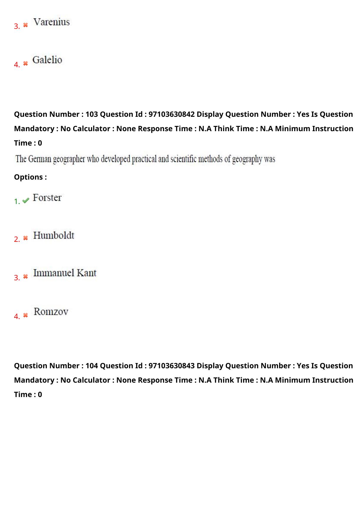 AP RCET 2024 Geography Question Paper - Page 62