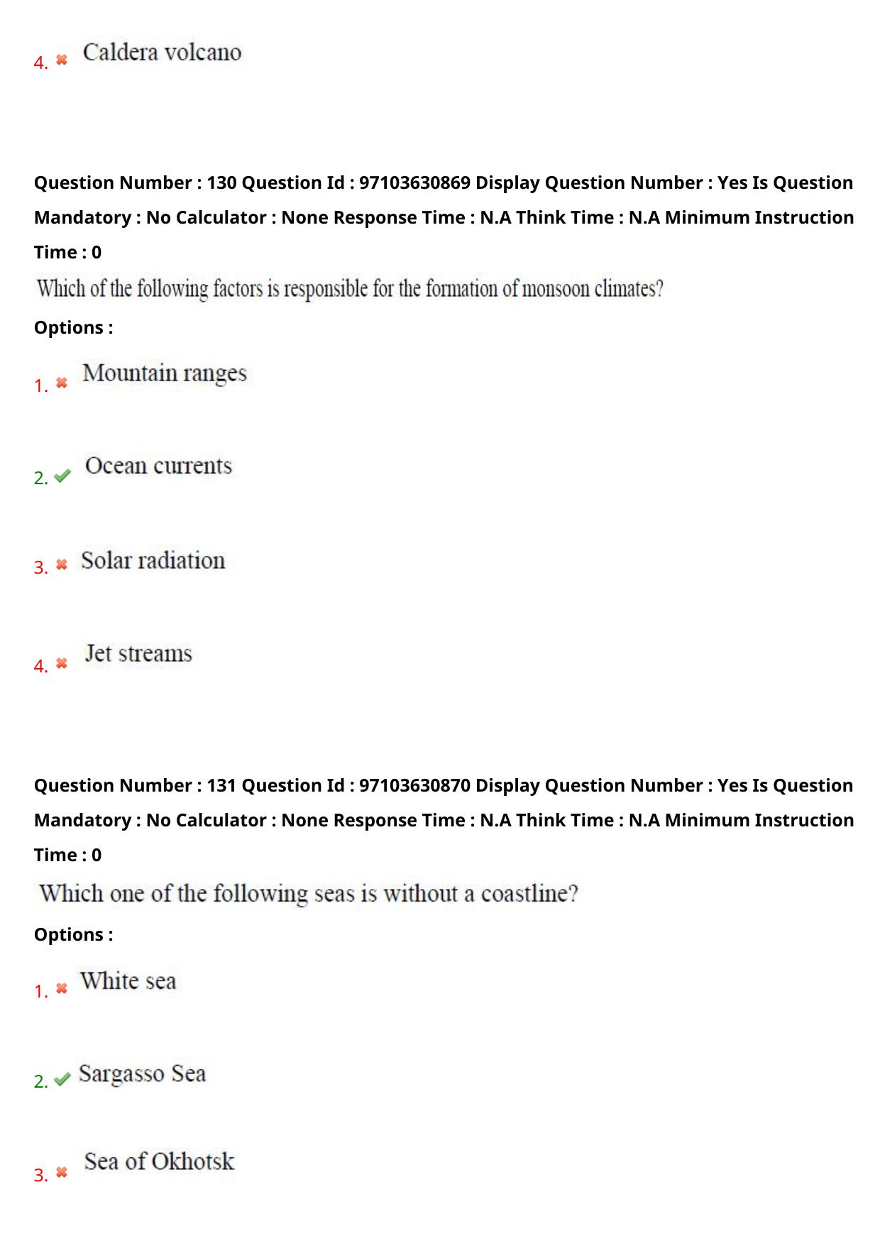 AP RCET 2024 Geography Question Paper - Page 77