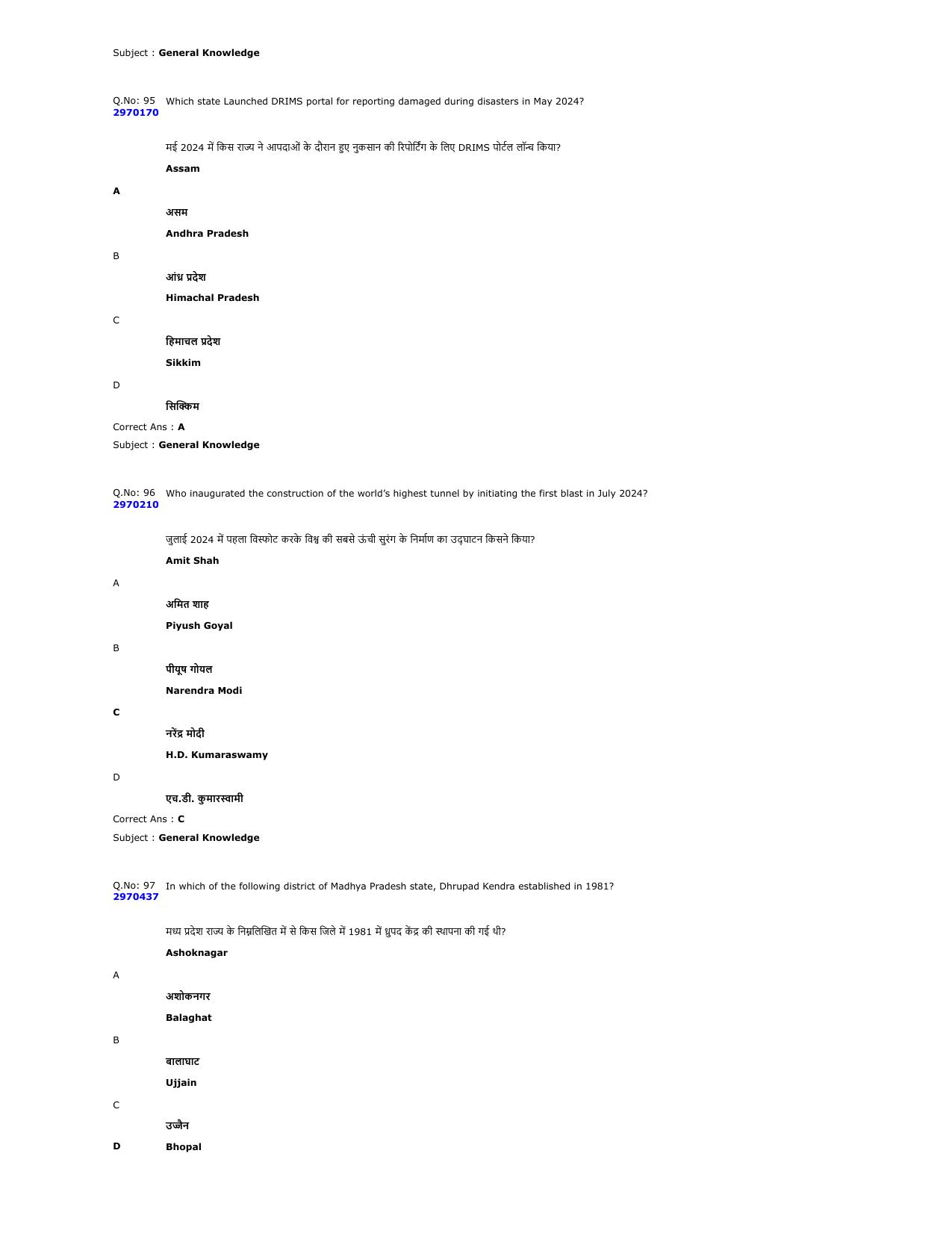 MP PNST Question Papers 2024 - Page 33