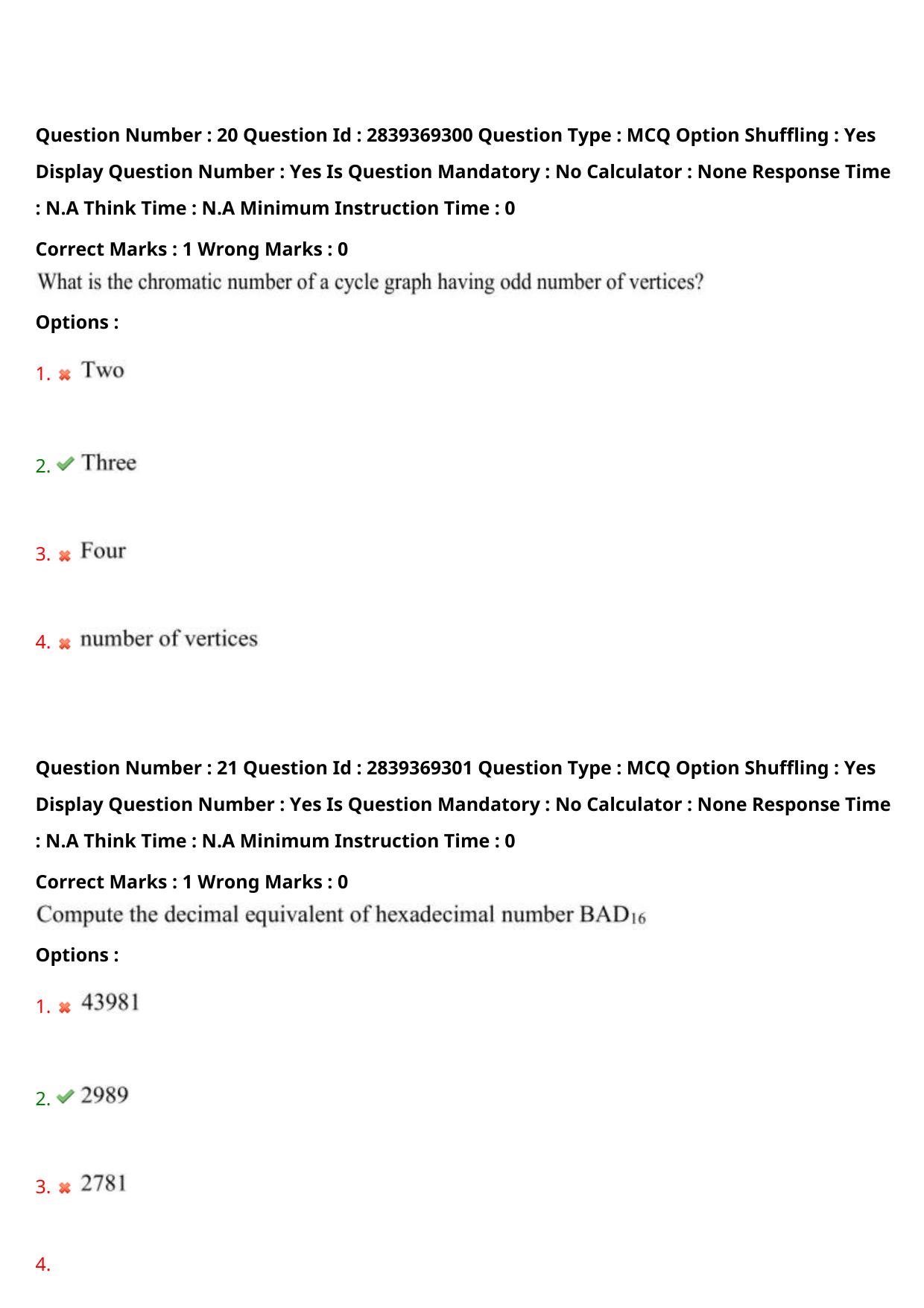 TS PGECET 2023: CS - COMPUTER SCIENCE & INFORMATION TECHNOLOGY Question Papers - Page 14