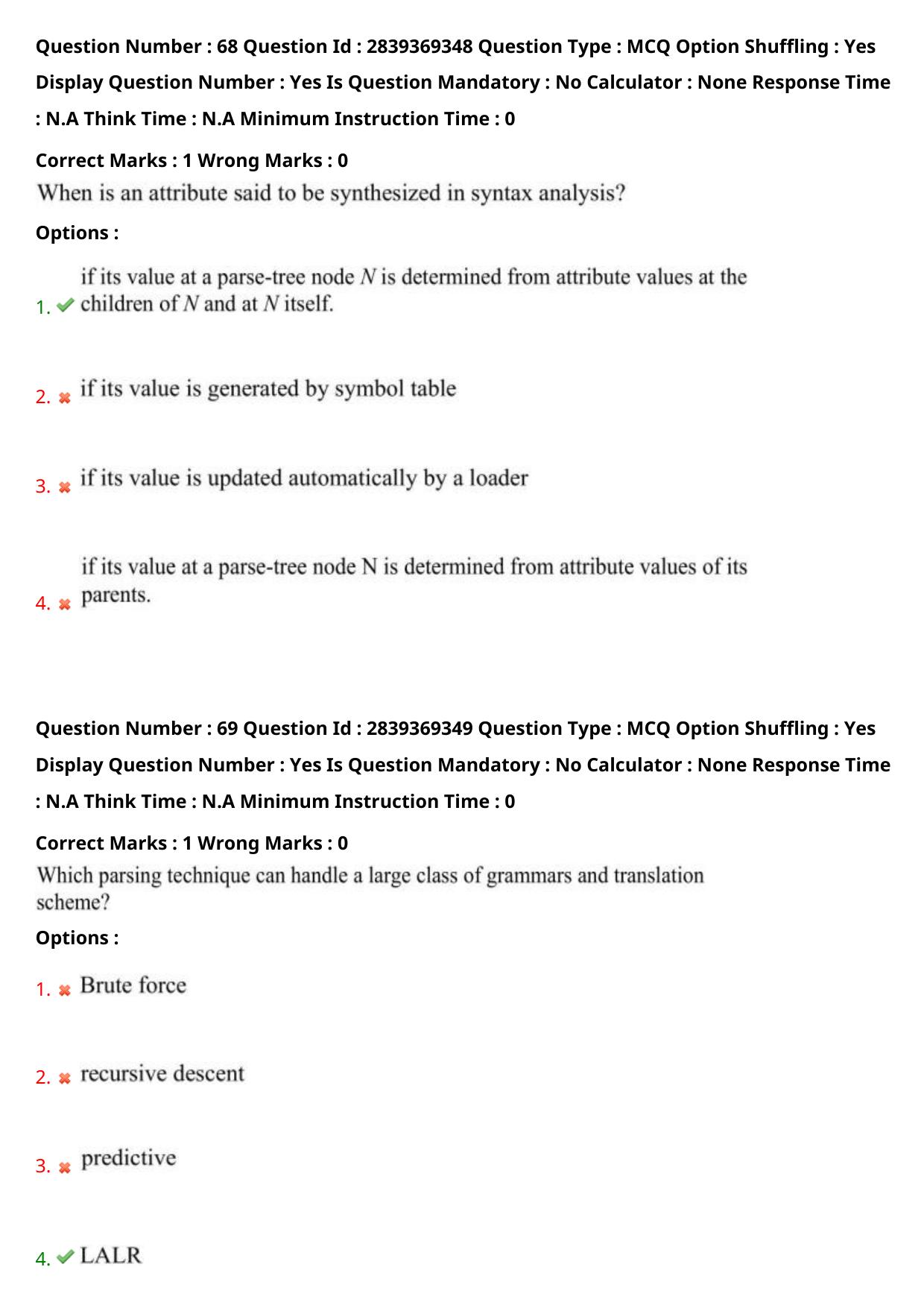 TS PGECET 2023: CS - COMPUTER SCIENCE & INFORMATION TECHNOLOGY Question Papers - Page 40