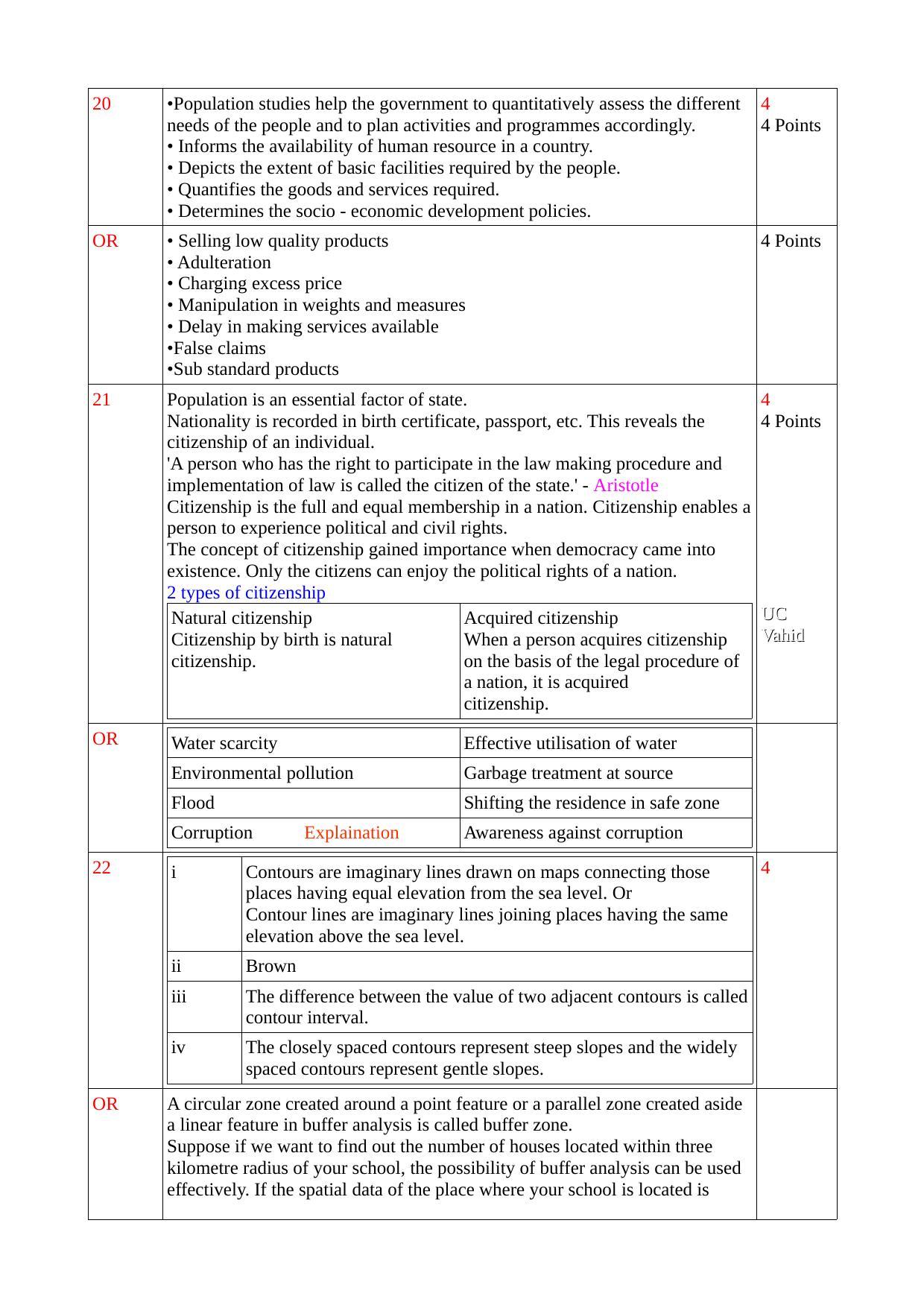 Kerala SSLC 2020 Social Science Answer key (EM) - Page 5
