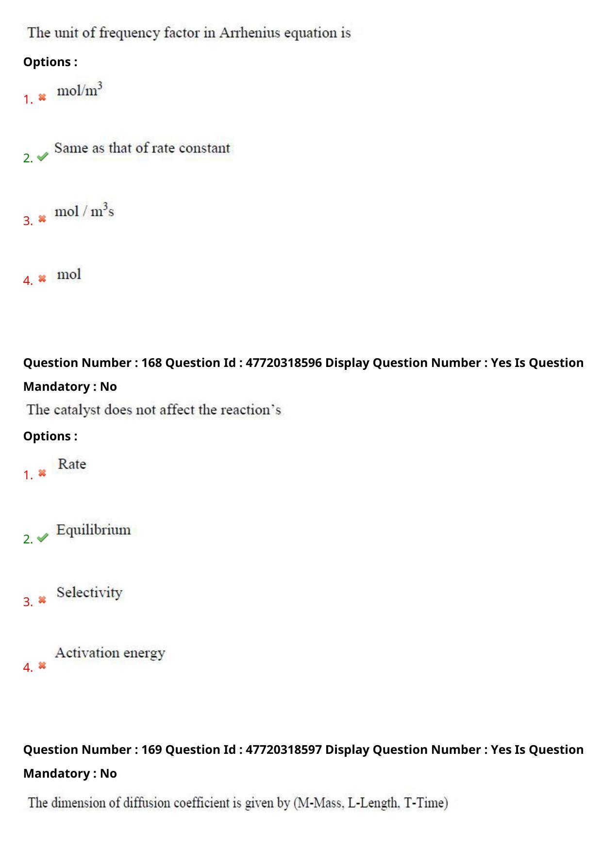 AP ECET 2021 - Chemical Engineering Question Paper With Preliminary Keys Shift1 - Page 87