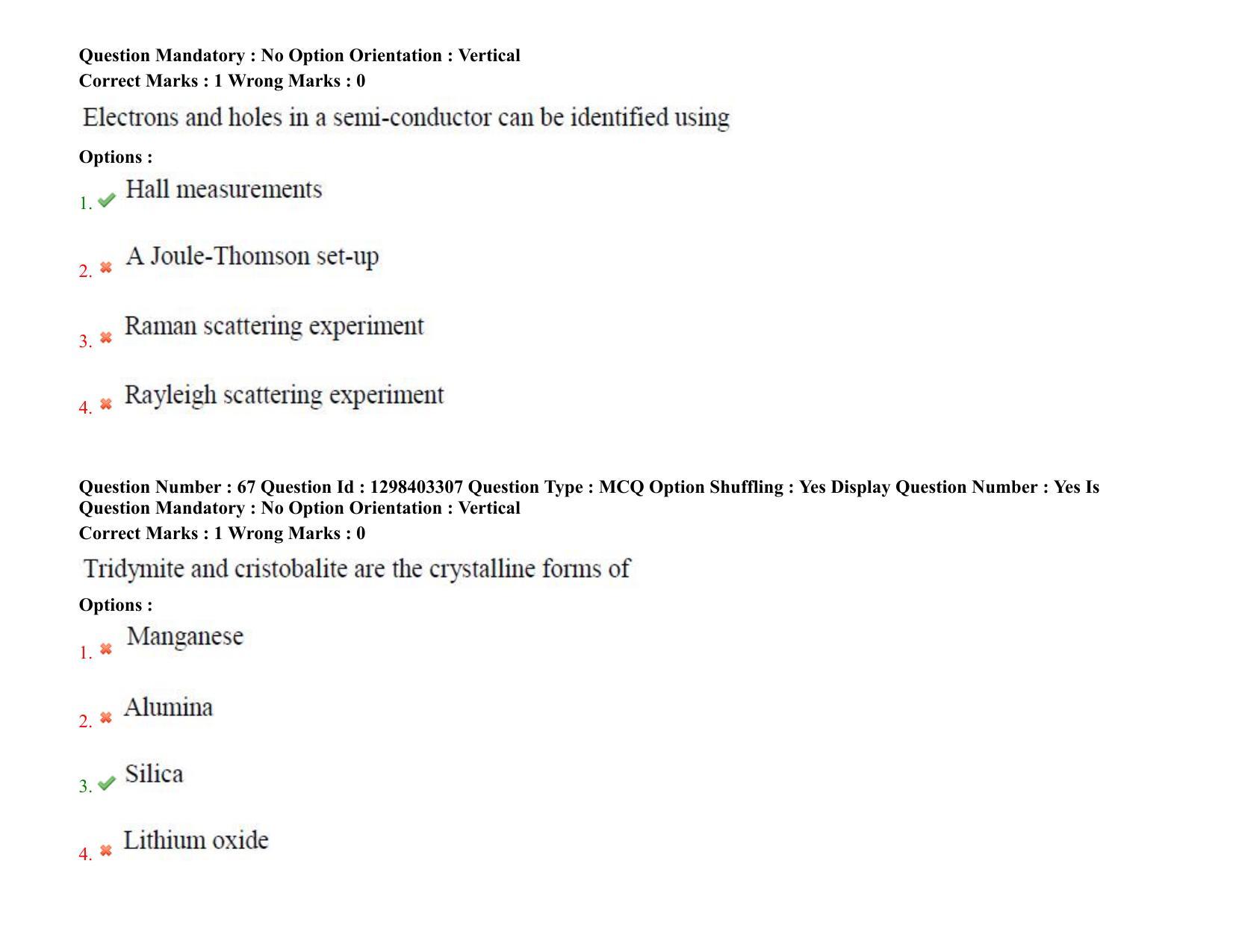TS PGECET 2021: Nano Technology Question Papers - Page 42