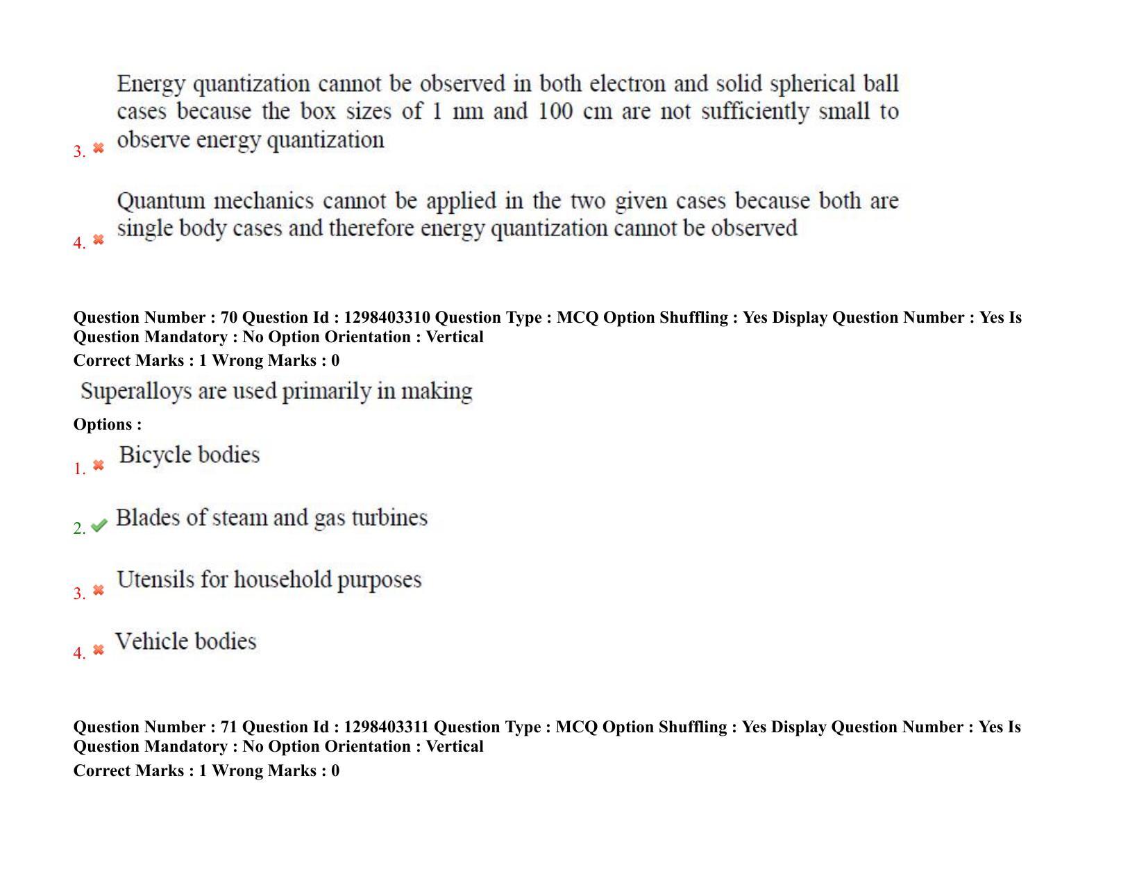 TS PGECET 2021: Nano Technology Question Papers - Page 44