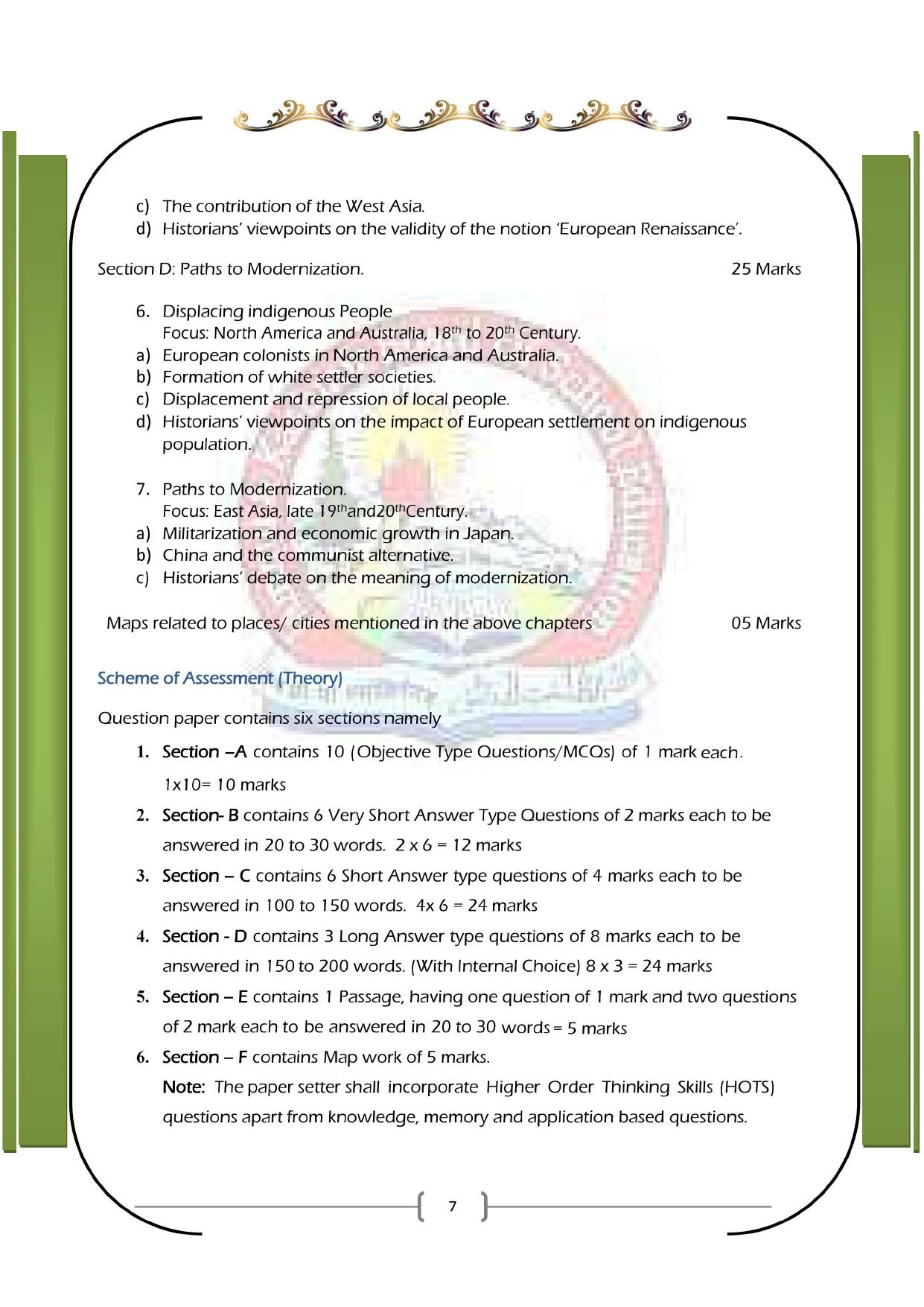 JKBOSE Syllabus for 11th class - Page 13
