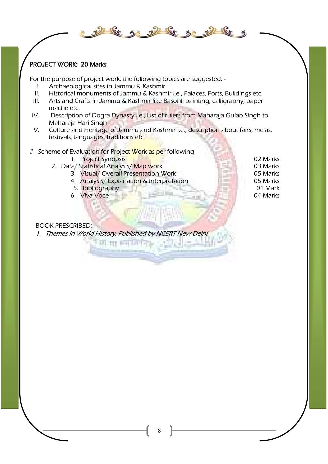 JKBOSE Syllabus for 11th class - Page 14