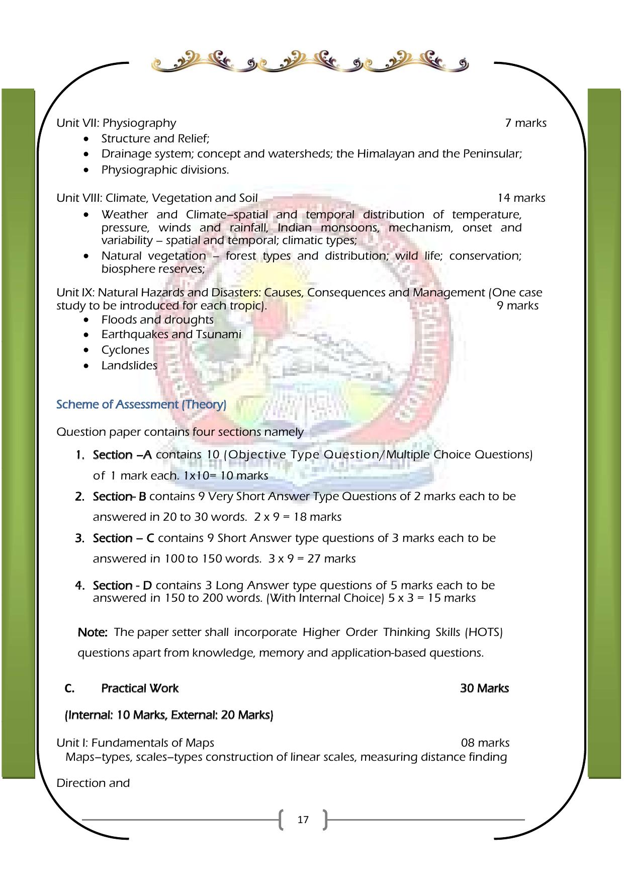 JKBOSE Syllabus for 11th class - Page 23