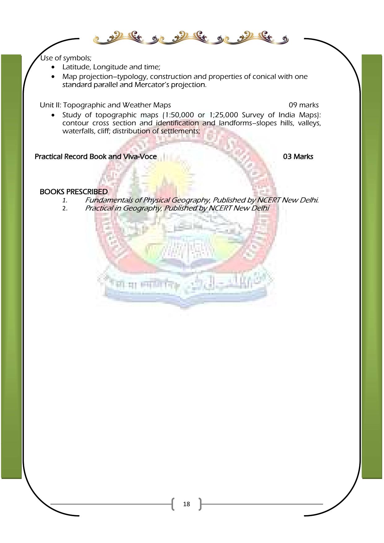 JKBOSE Syllabus for 11th class - Page 24