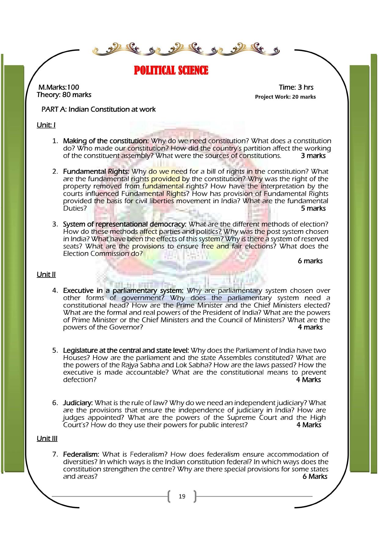 JKBOSE Syllabus for 11th class - Page 25