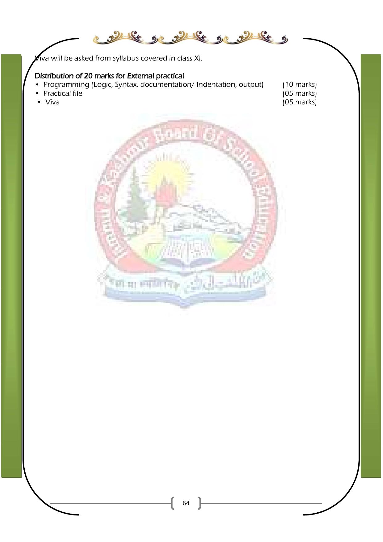 JKBOSE Syllabus for 11th class - Page 70