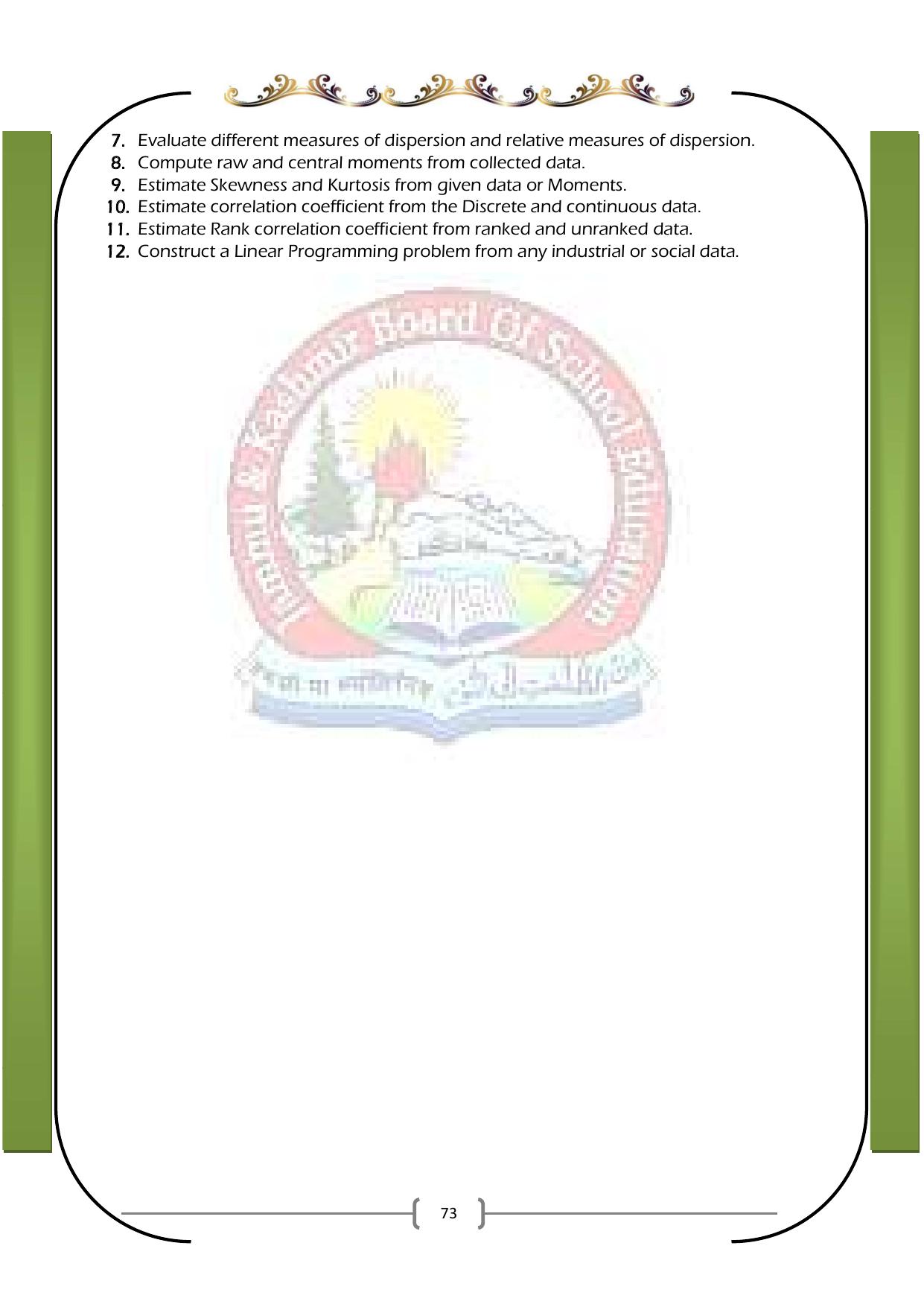 JKBOSE Syllabus for 11th class - Page 79
