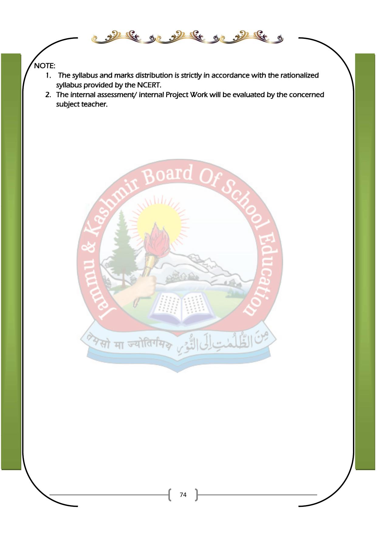 JKBOSE Syllabus for 11th class - Page 80