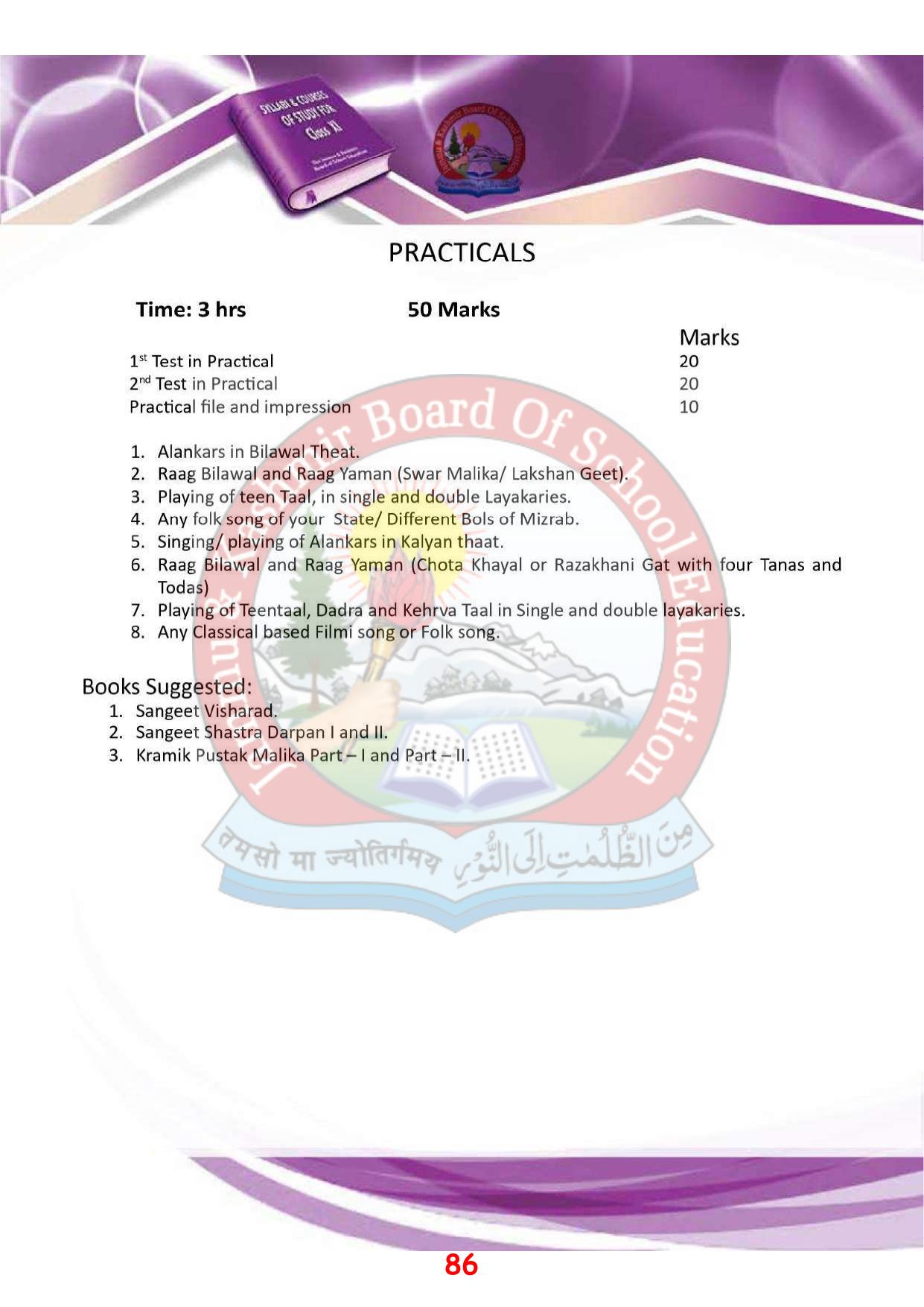 JKBOSE Syllabus for 11th class - Page 92