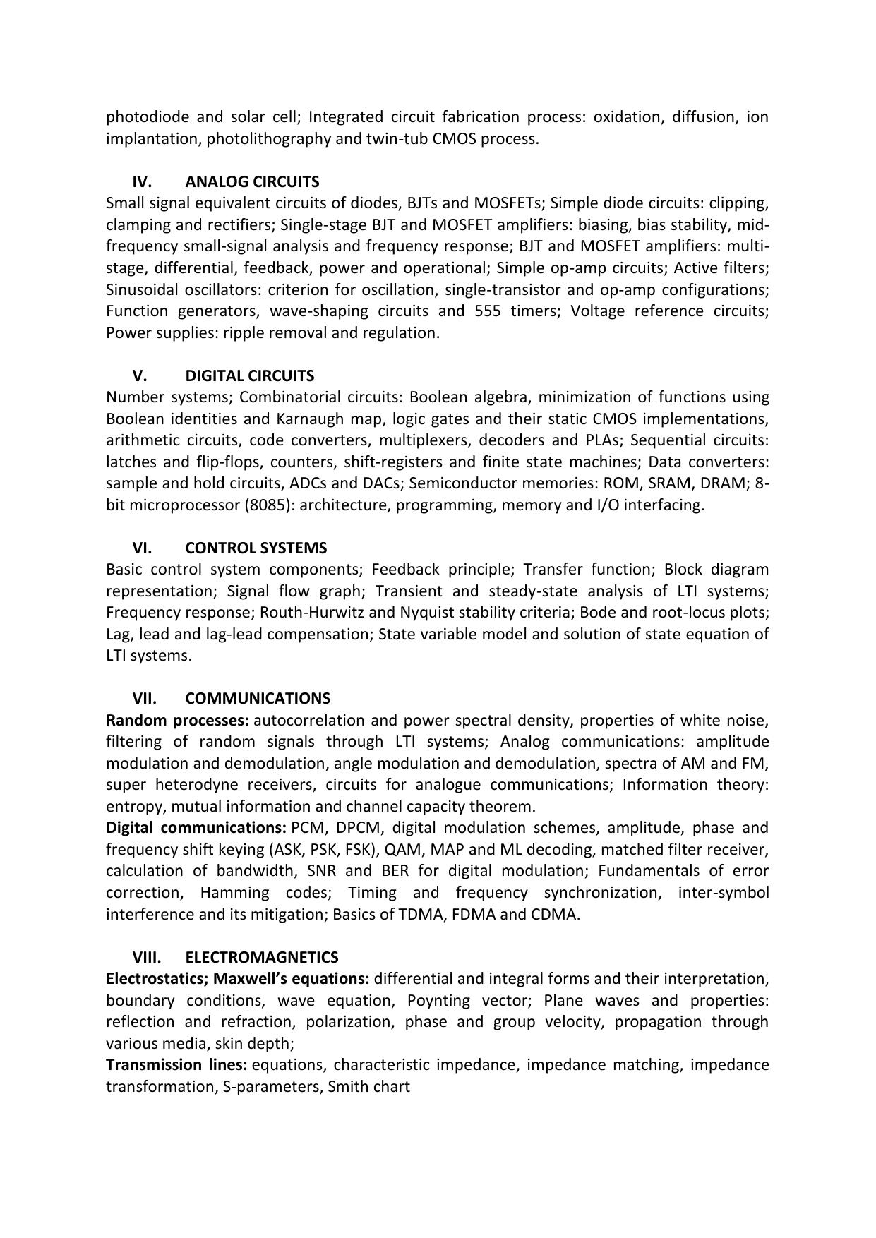 KLEEE M.TECH (ECE) Syllabus - Page 2
