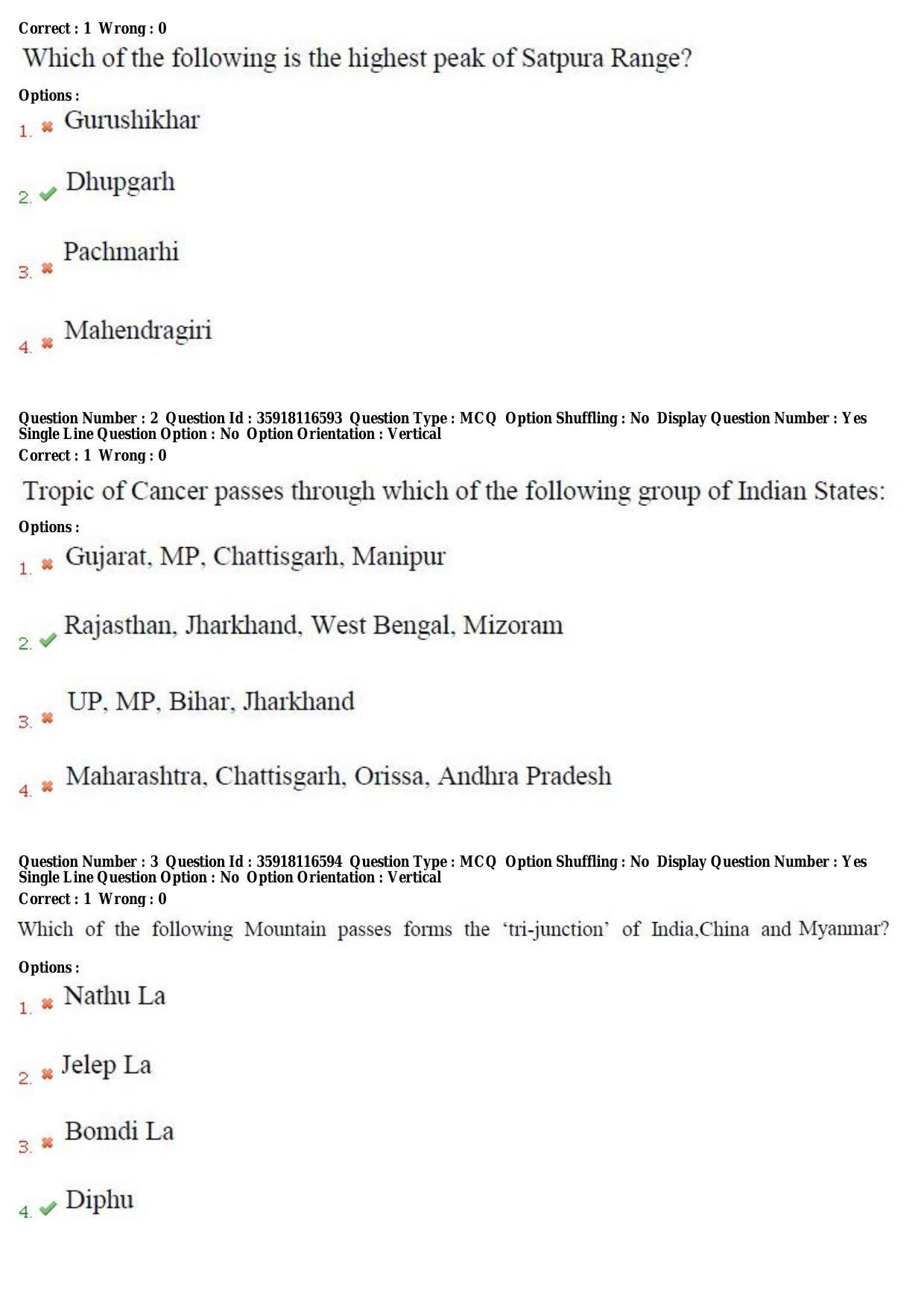 TS CPGET 2018 PGD in Geographical Cartography (Shift 3) Question Paper with Answer Key - Page 2