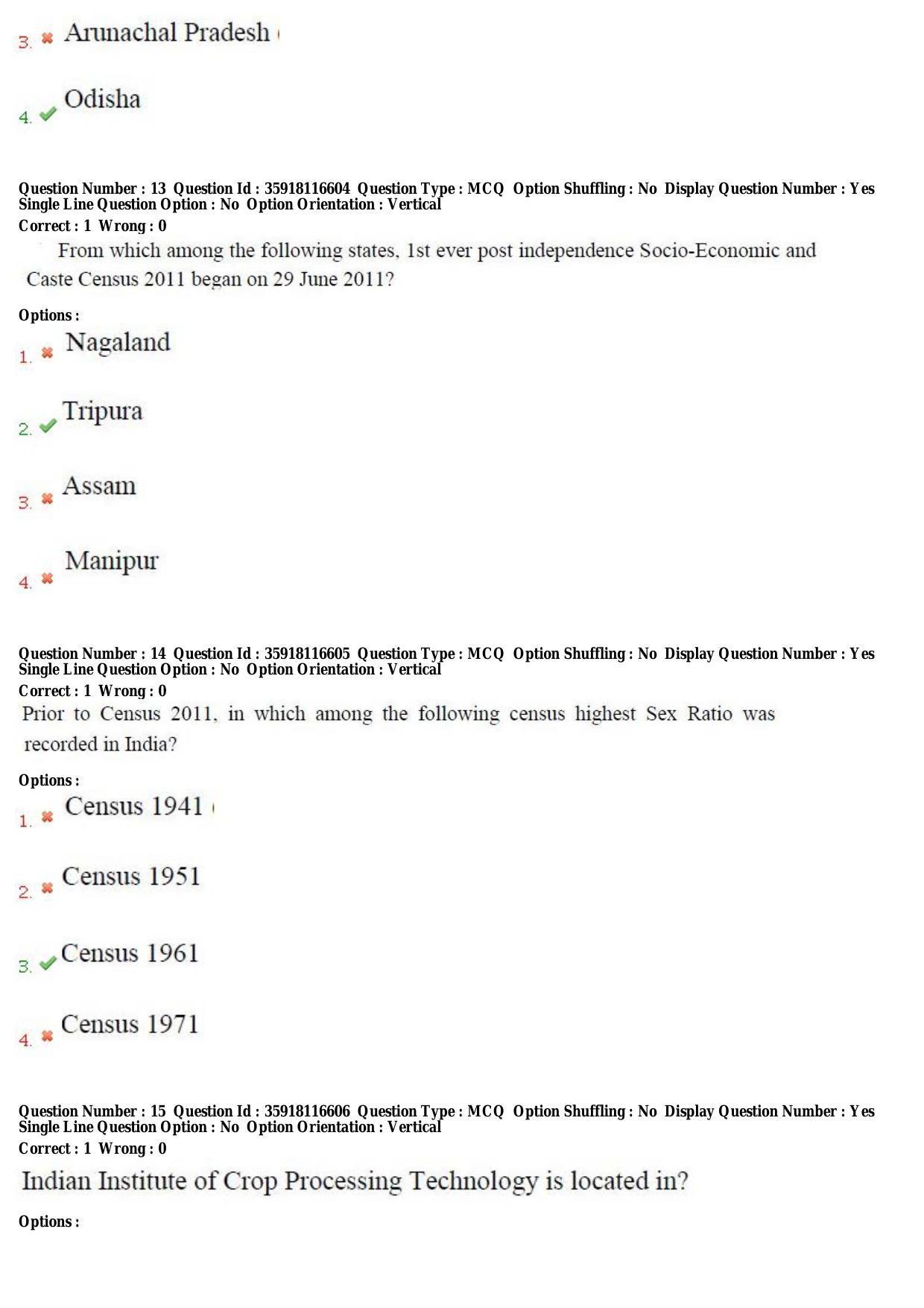 TS CPGET 2018 PGD in Geographical Cartography (Shift 3) Question Paper with Answer Key - Page 6