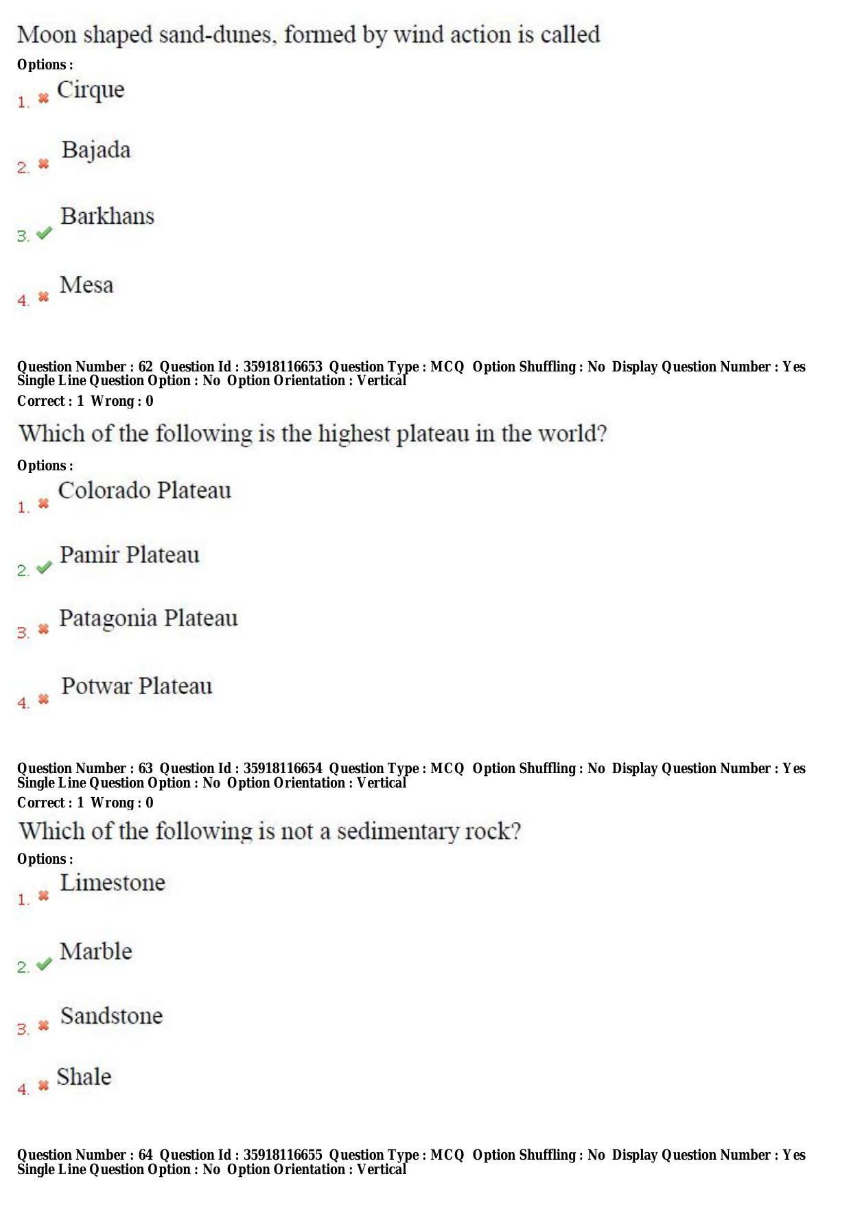 TS CPGET 2018 PGD in Geographical Cartography (Shift 3) Question Paper with Answer Key - Page 23