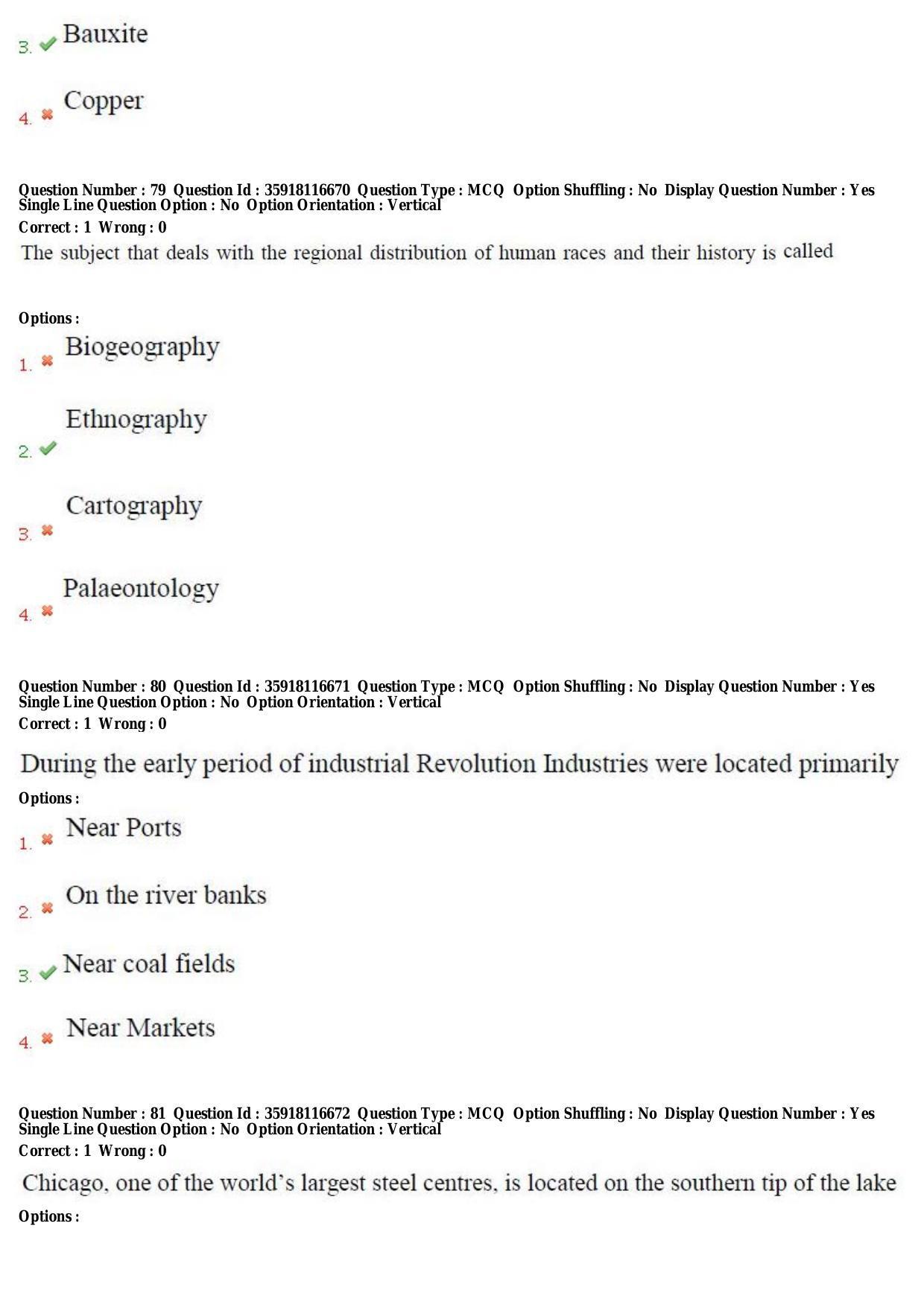 TS CPGET 2018 PGD in Geographical Cartography (Shift 3) Question Paper with Answer Key - Page 29