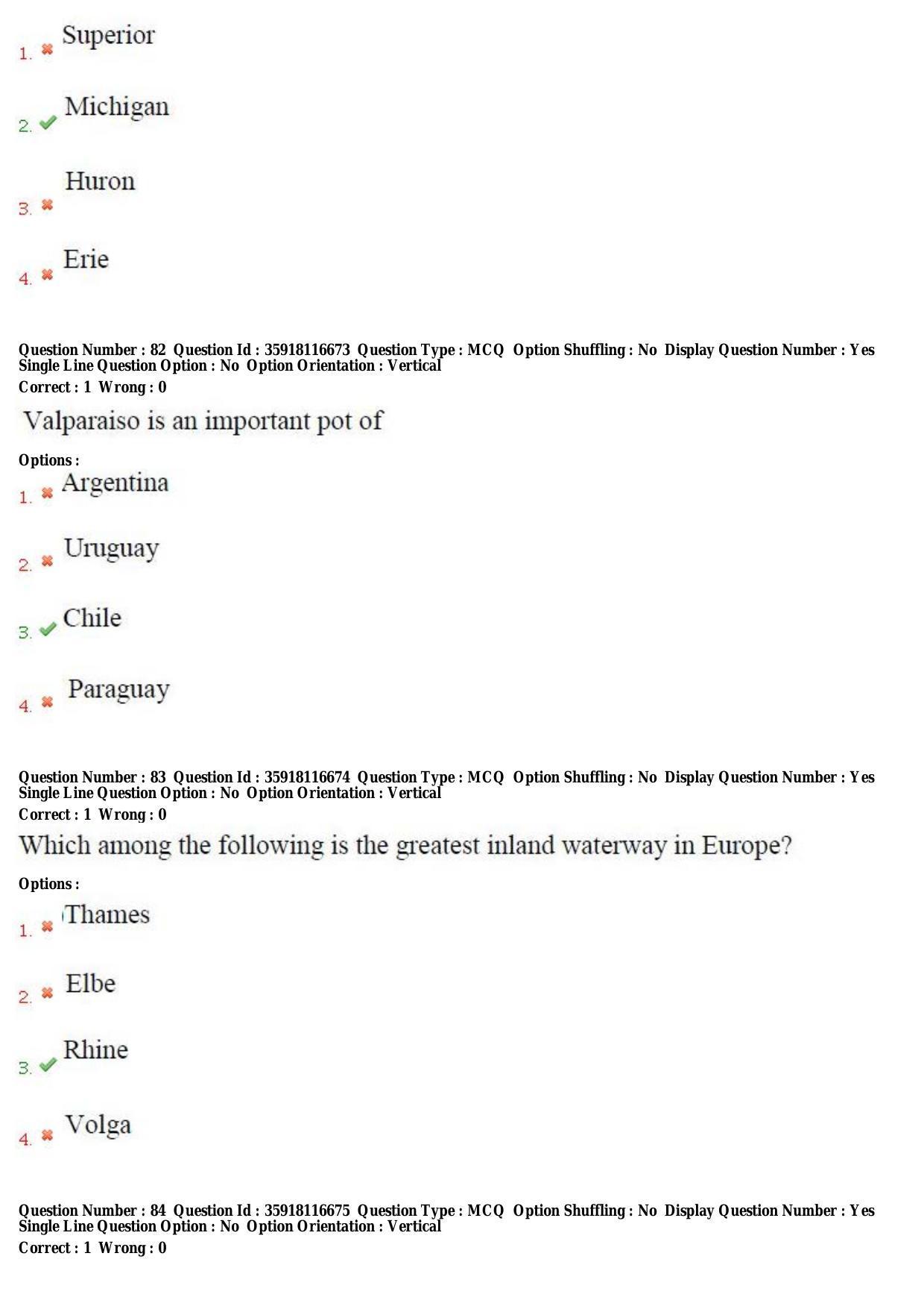 TS CPGET 2018 PGD in Geographical Cartography (Shift 3) Question Paper with Answer Key - Page 30