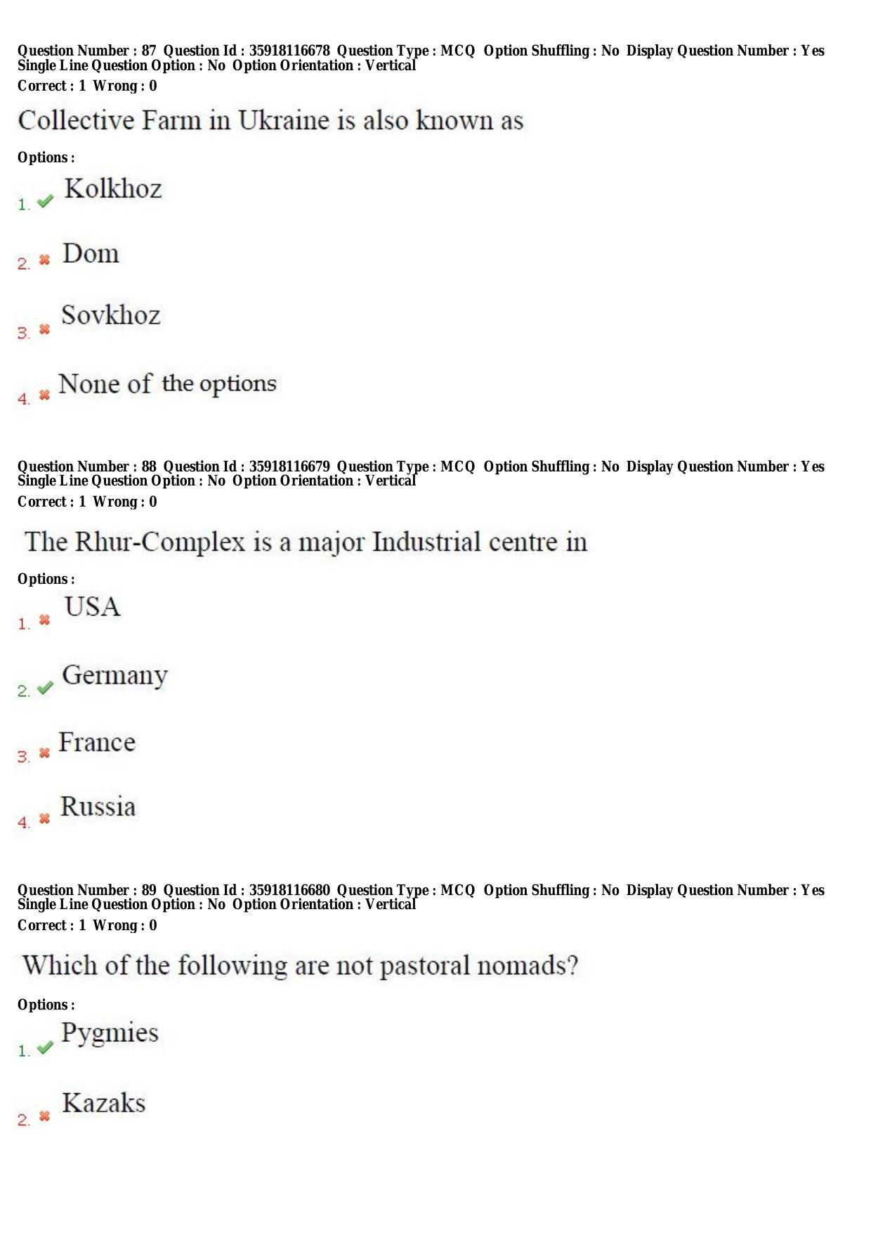TS CPGET 2018 PGD in Geographical Cartography (Shift 3) Question Paper with Answer Key - Page 32