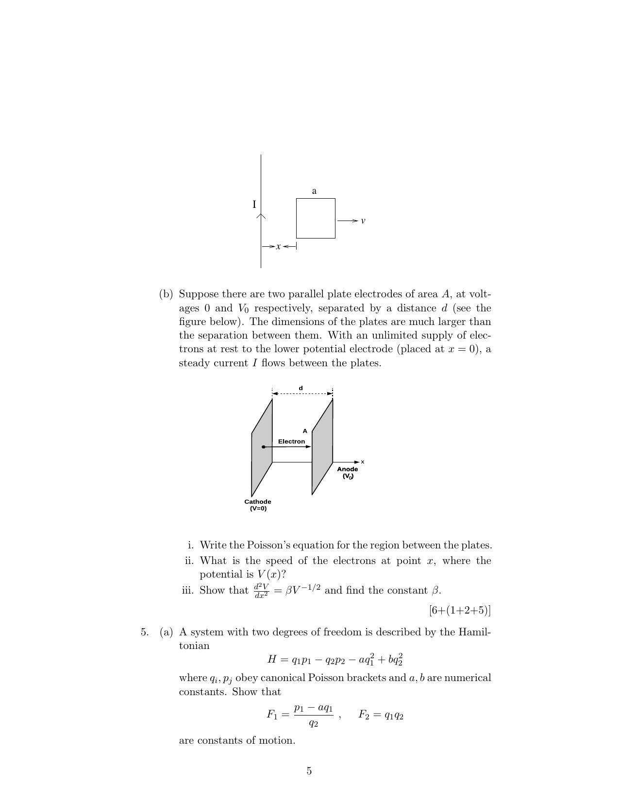 ISI Admission Test JRF in Physics and Applied Mathematics PHB 2019 Sample Paper - Page 5