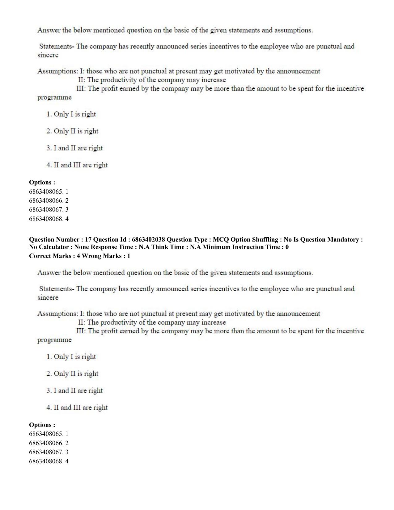 CUET PG 2023: ACQP21 – Shukla Yajurveda (BHU) (Eng.)-Shift 2 (05-06-2023) Question Paper - Page 29