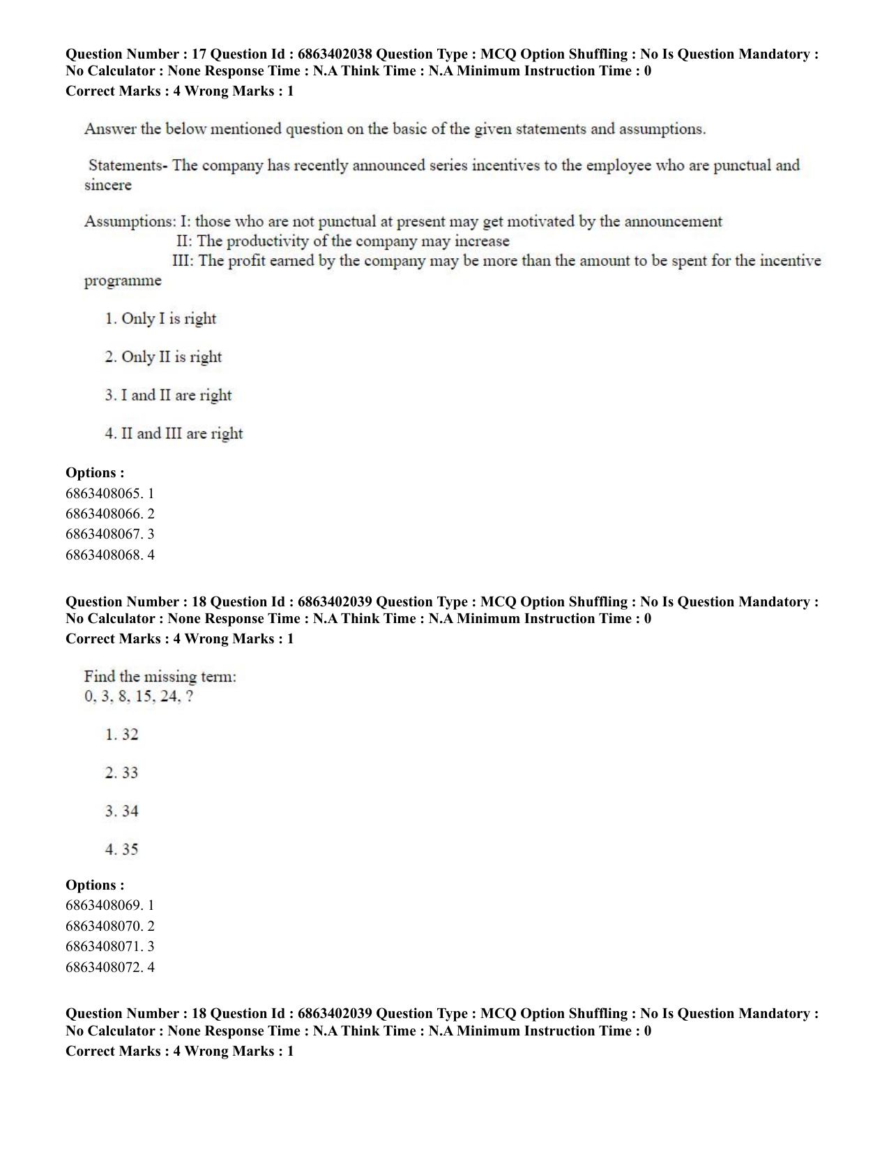 CUET PG 2023: ACQP21 – Shukla Yajurveda (BHU) (Eng.)-Shift 2 (05-06-2023) Question Paper - Page 30
