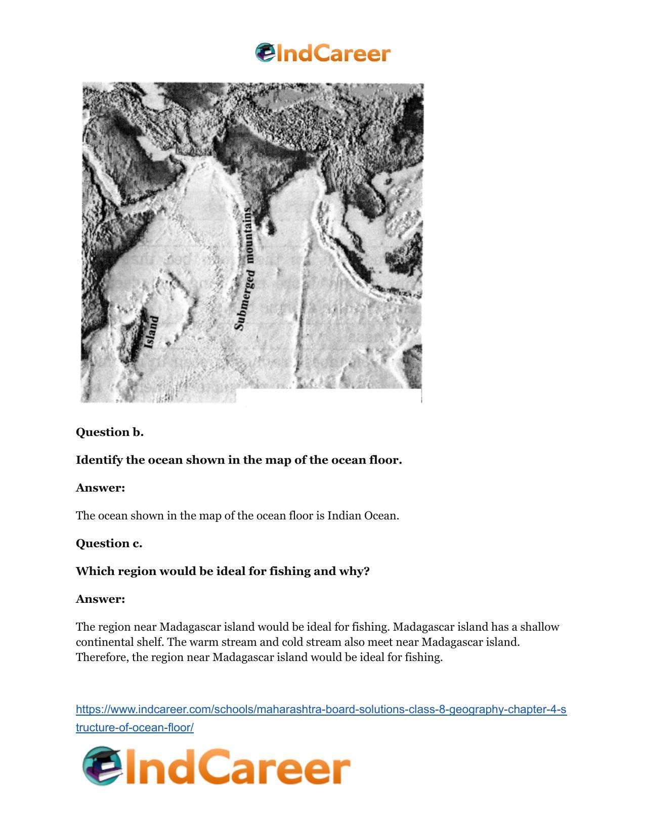 Maharashtra Board Solutions Class 8-Geography: Chapter 4- Structure of Ocean Floor - Page 16