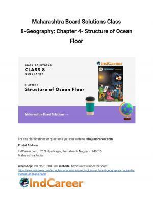 Maharashtra Board Solutions Class 8-Geography: Chapter 4- Structure of Ocean Floor