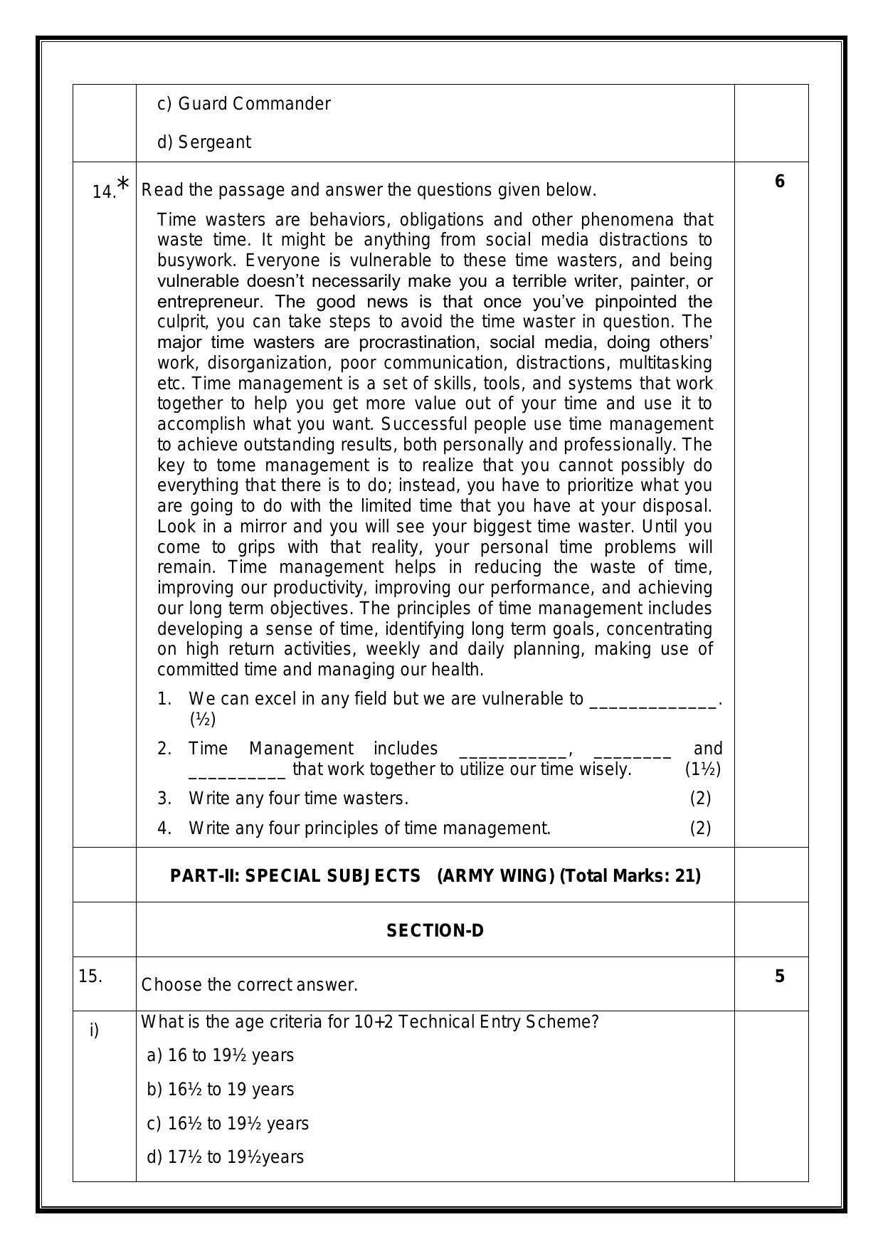 CBSE Class 12 NCC Sample Paper 2024 - Page 5