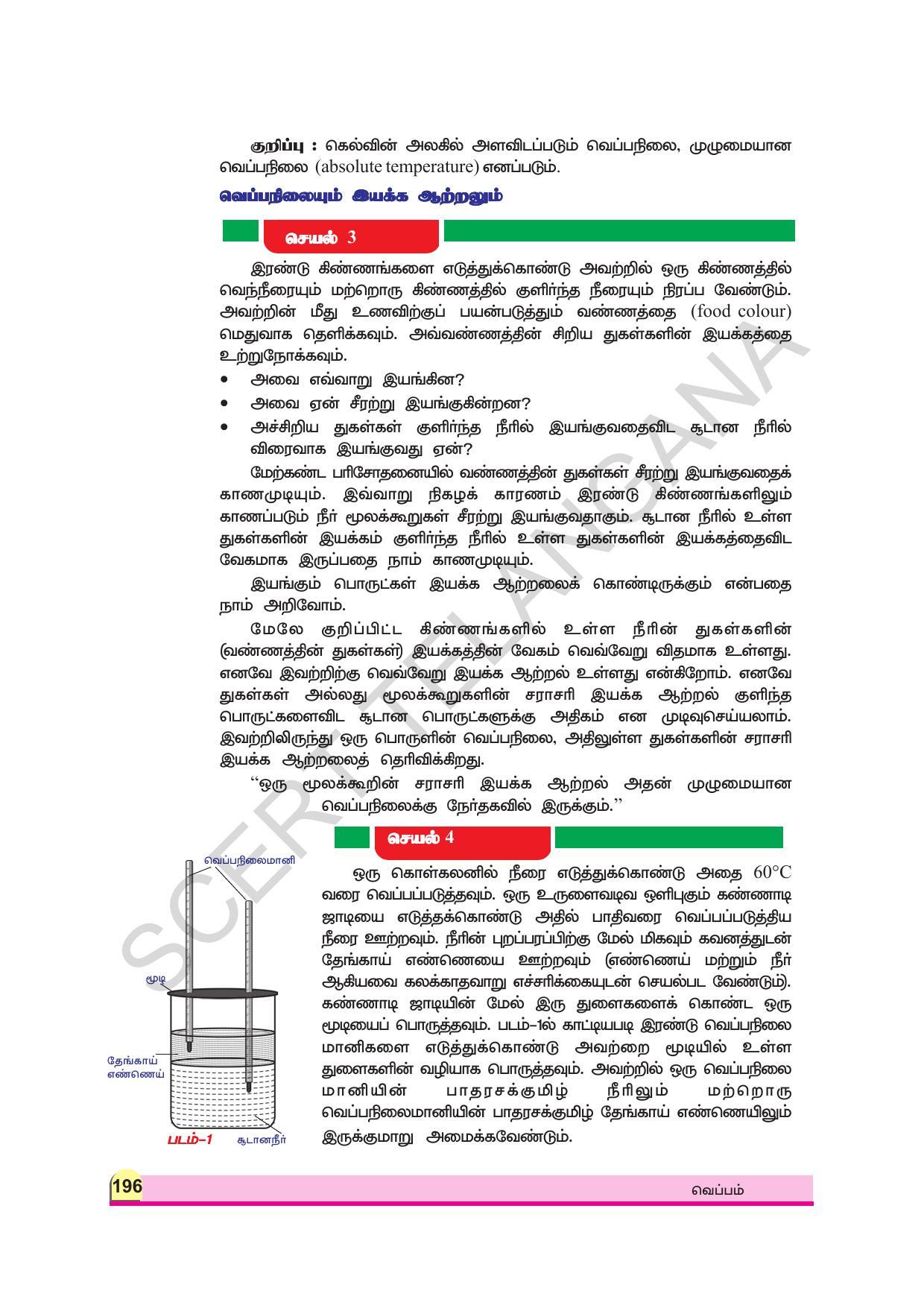 TS SCERT Class 9 Physical Science (Tamil Medium) Text Book - Page 208